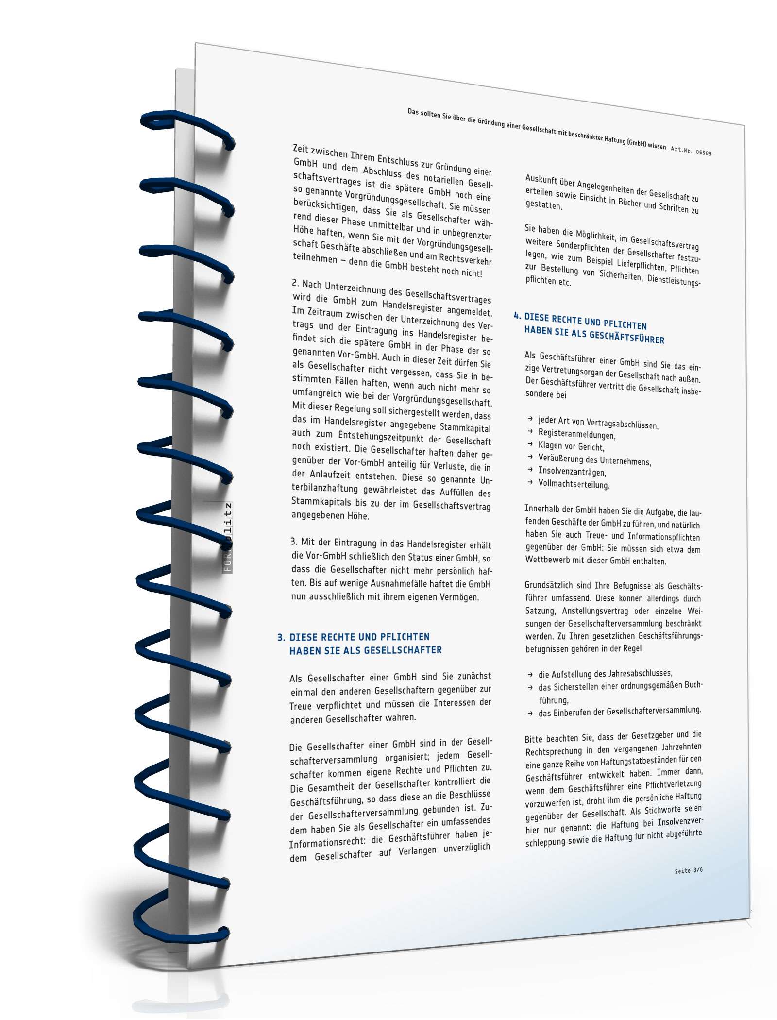 Ratgeber Gründung GmbH PDF. Seite: 4