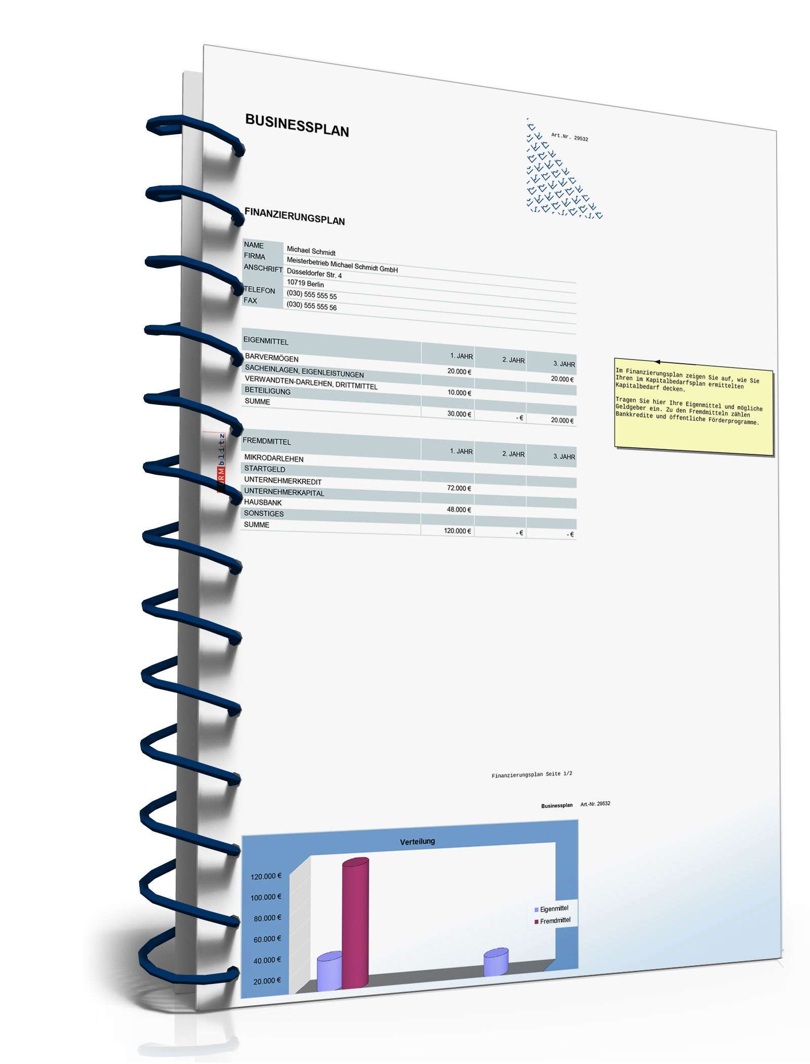 Businessplan Malerbetrieb Excel. Seite: 20