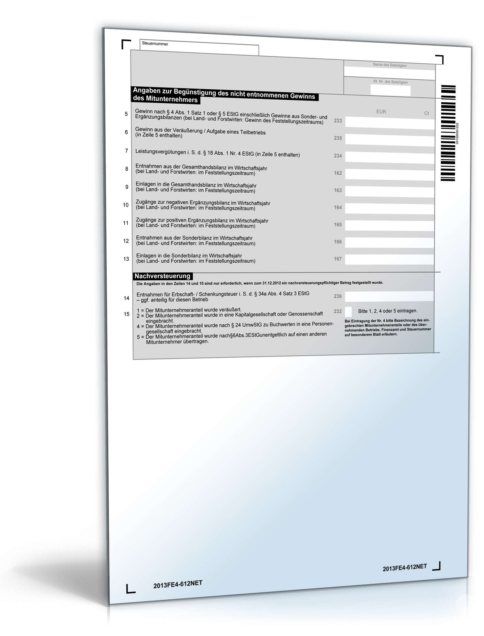 Anlage FE 4 2013 PDF. Seite: 2