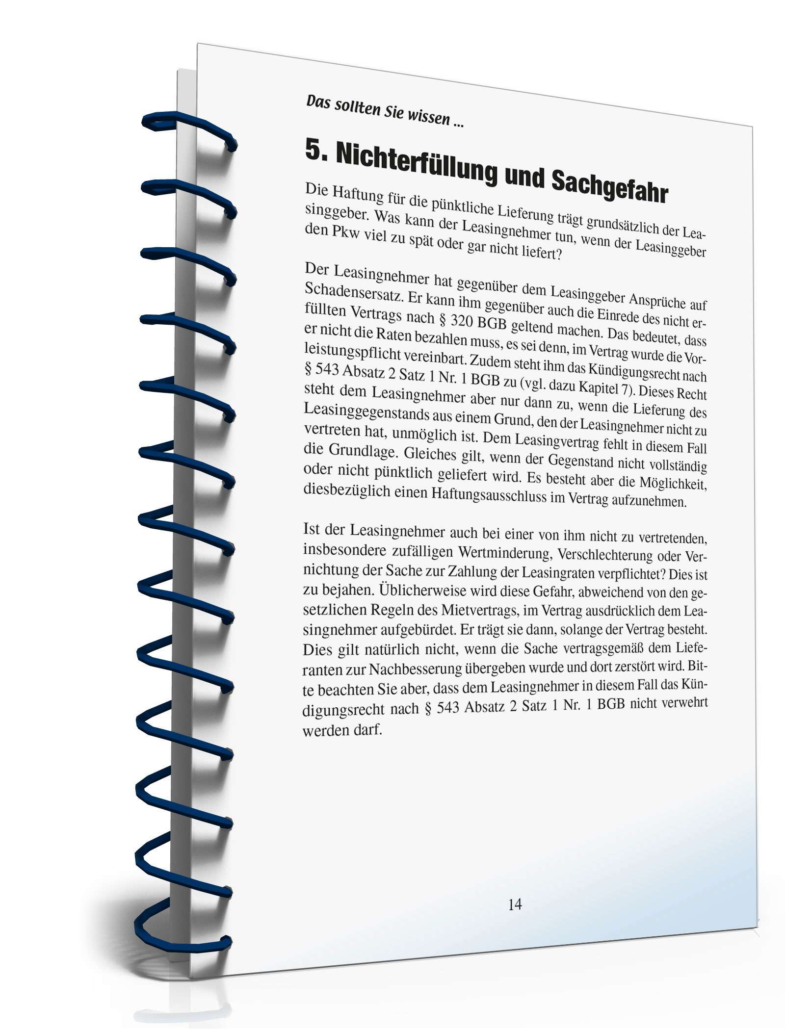 Leasingvertrag rechtssicher abschließen PDF. Seite: 14