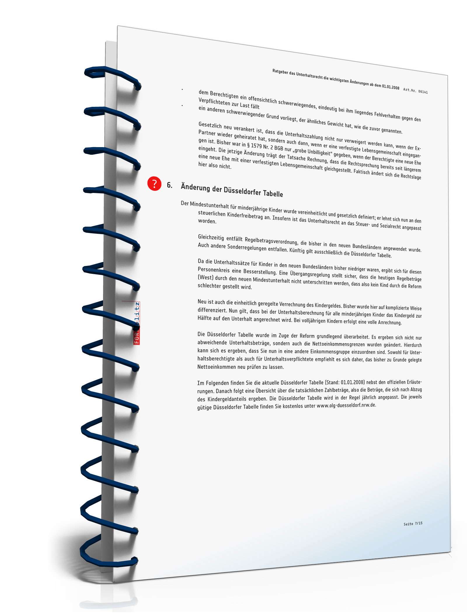 Ratgeber Unterhaltsrecht PDF. Seite: 8