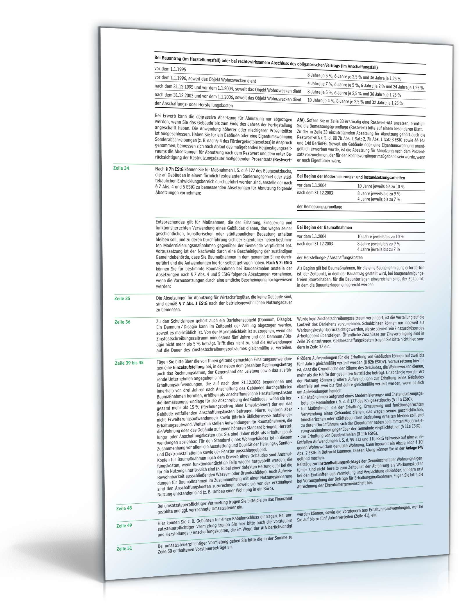 Anleitung zur Anlage V 2012 PDF. Seite: 2