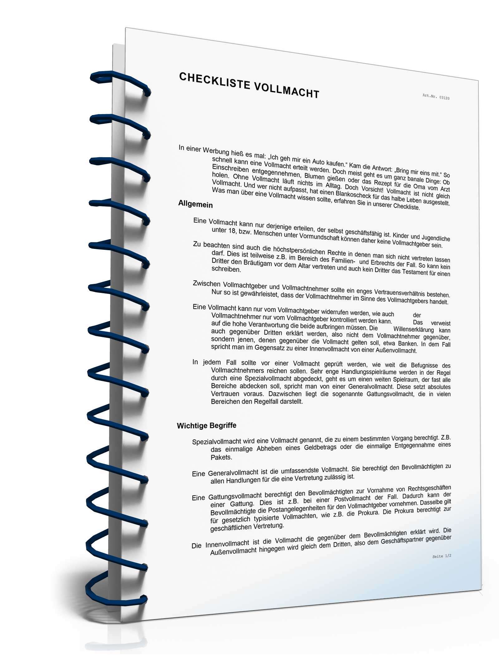 Maklervollmacht PDF. Seite: 3