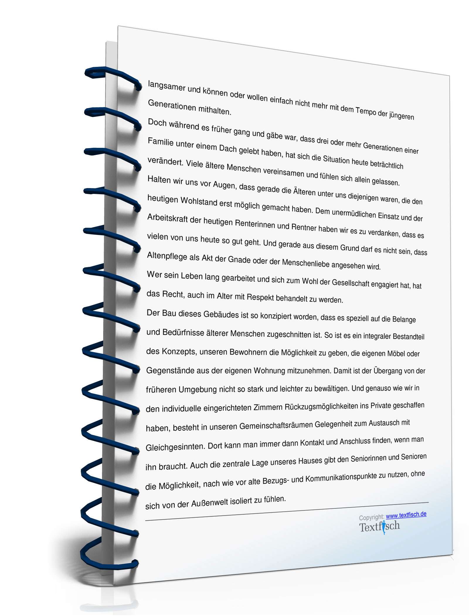 Eröffnungsrede für die Einweihung eines Altenheims PDF. Seite: 3