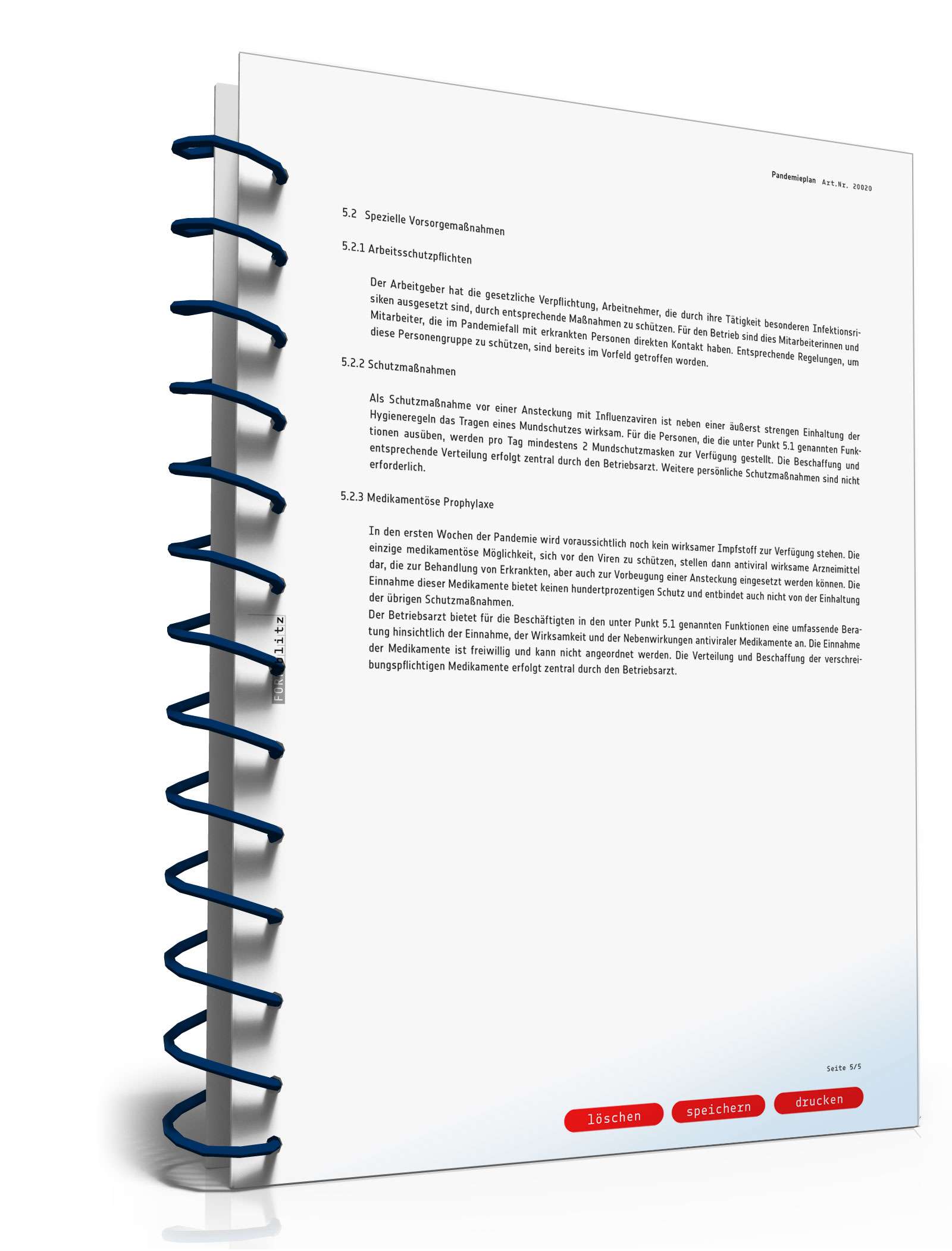 Pandemieplan PDF. Seite: 5