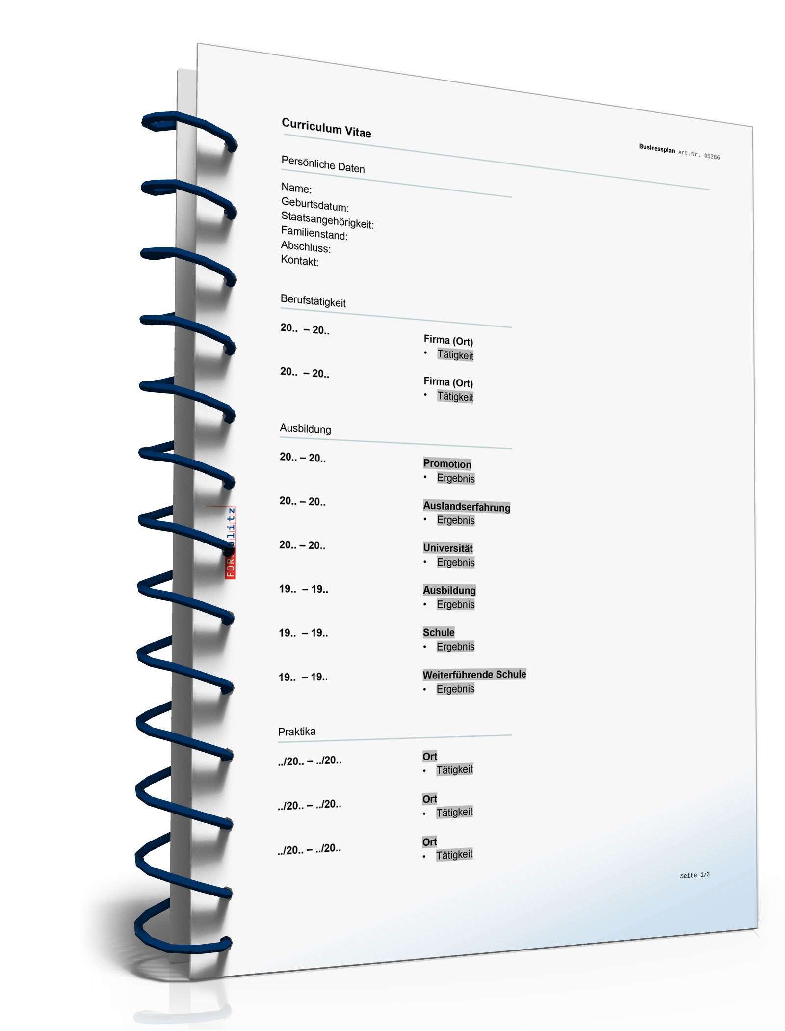 Businessplan Existenzgründung Excel. Seite: 14