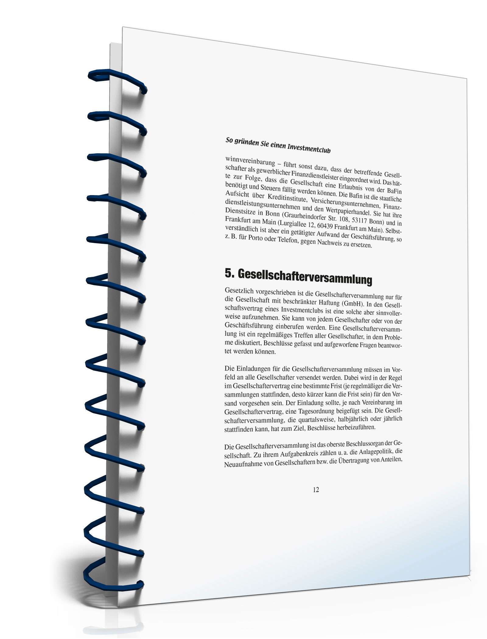 So gründen Sie einen Investmentclub PDF. Seite: 12