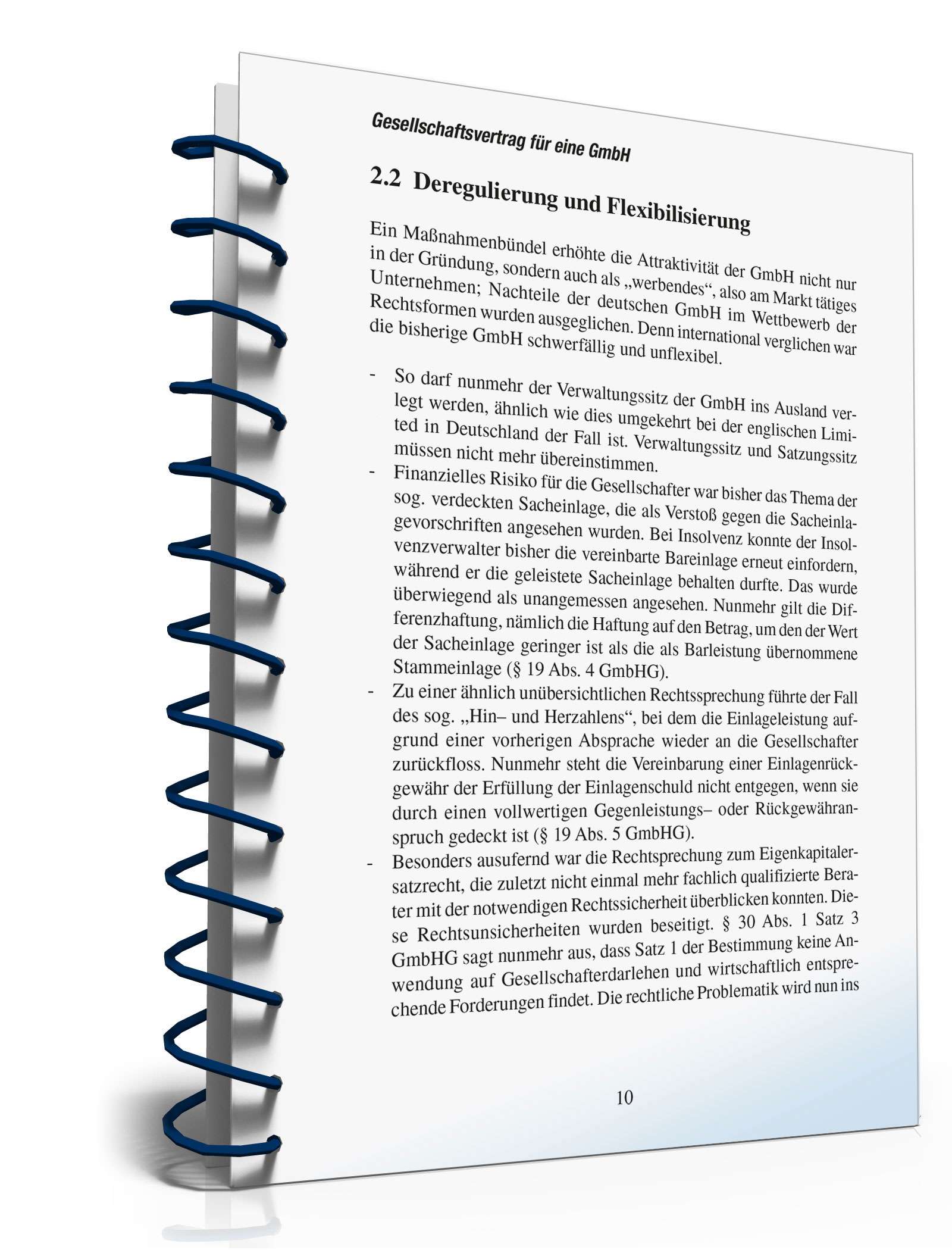 Ratgeber Gesellschaftsvertrag GmbH PDF. Seite: 9