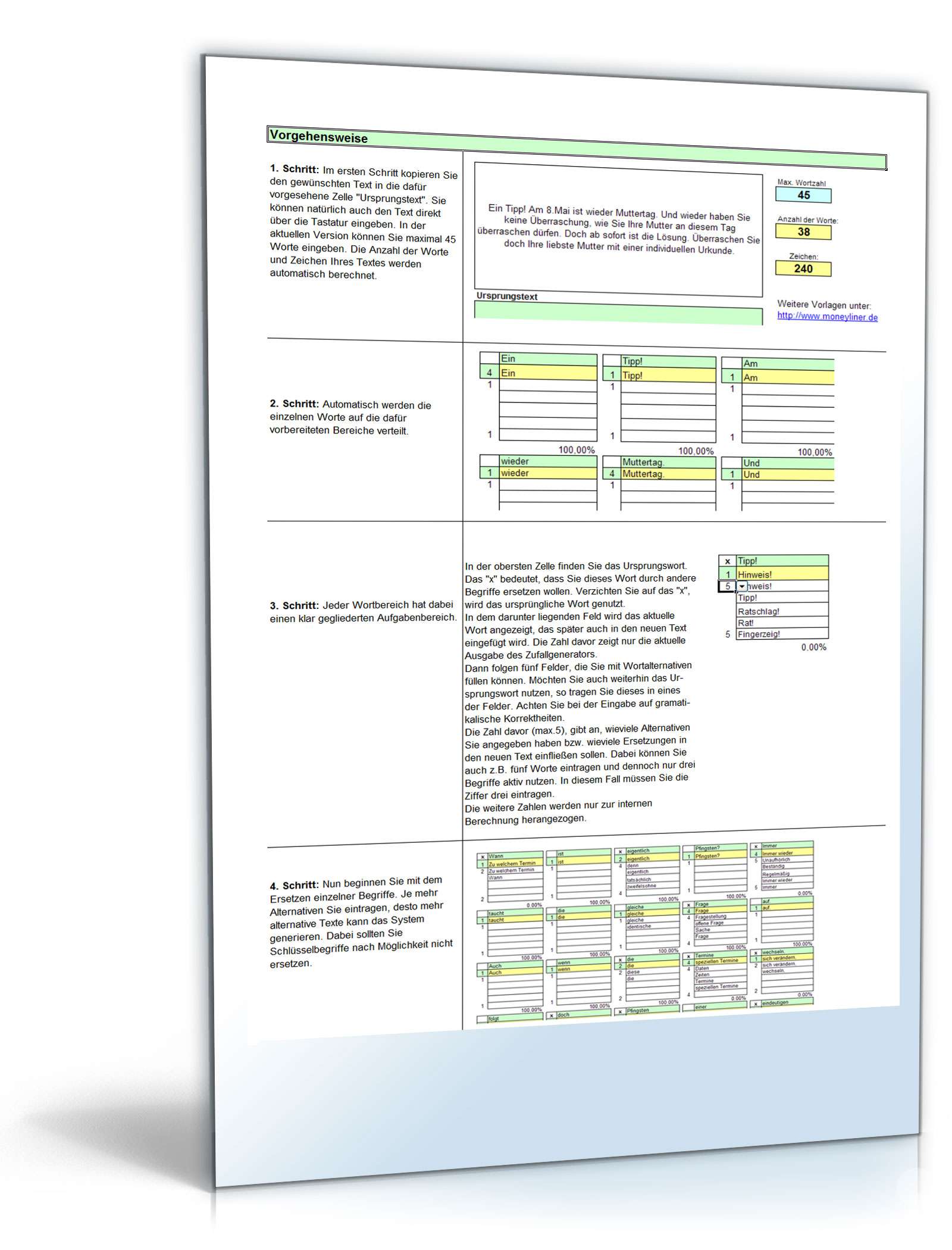 Artikel Spinning unter Excel Excel. Seite: 3