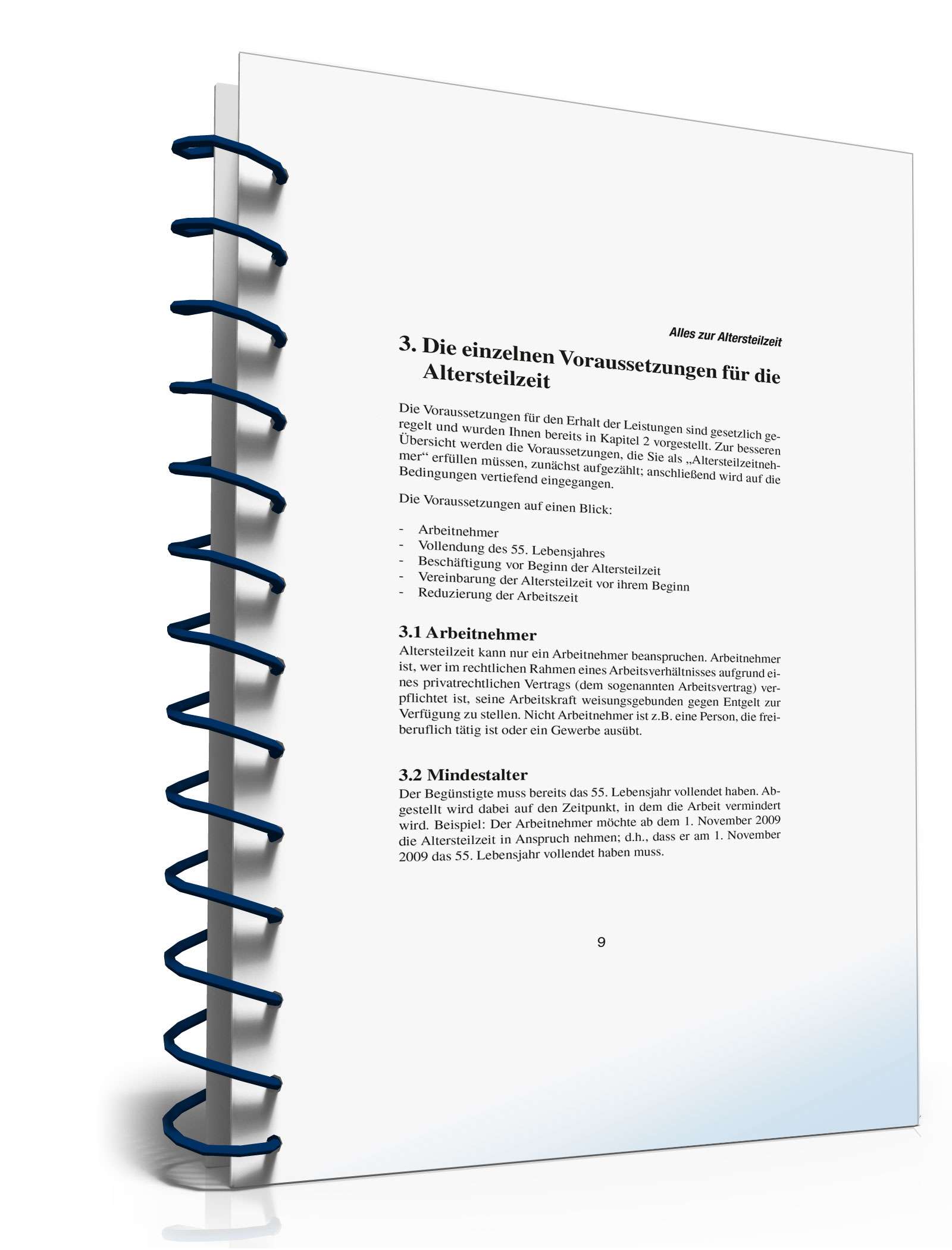 Ratgeber Altersteilzeit PDF. Seite: 9