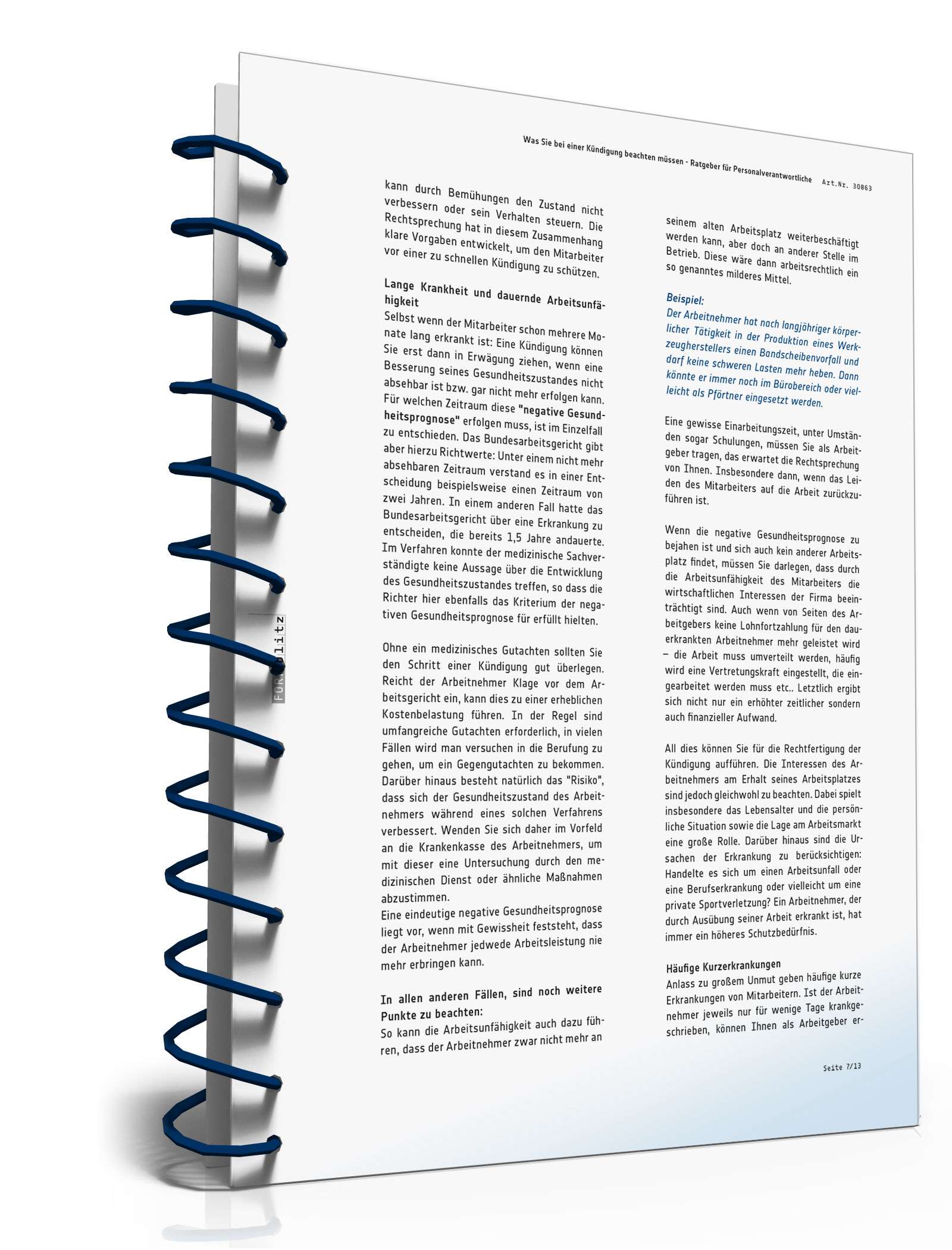 Was Sie bei einer Kündigung beachten müssen PDF. Seite: 8