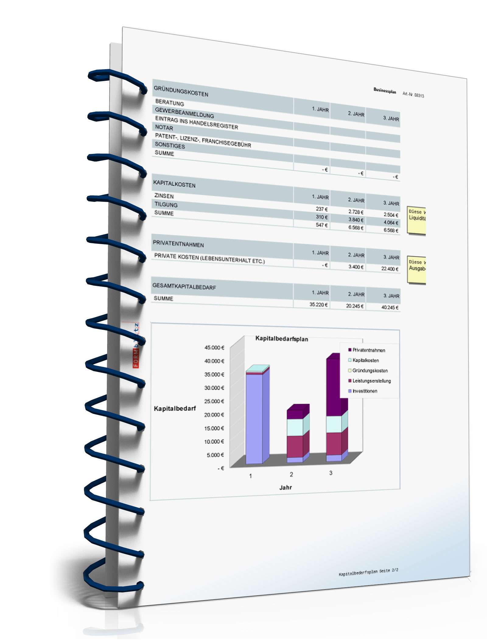 Businessplan Heilpraktiker Excel. Seite: 13