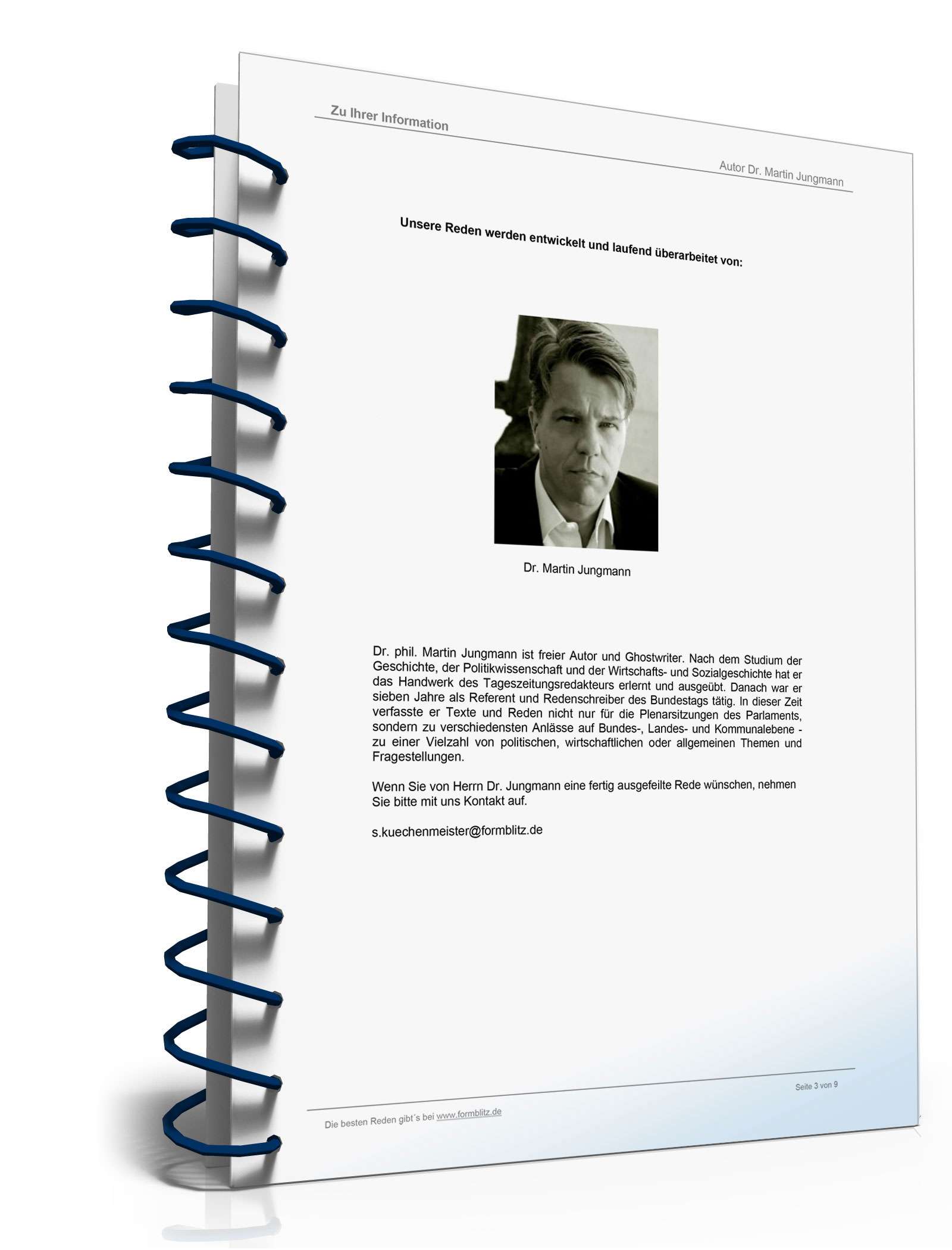 Rede zum 70. Geburtstag eines männlichen Jubilar Word. Seite: 3