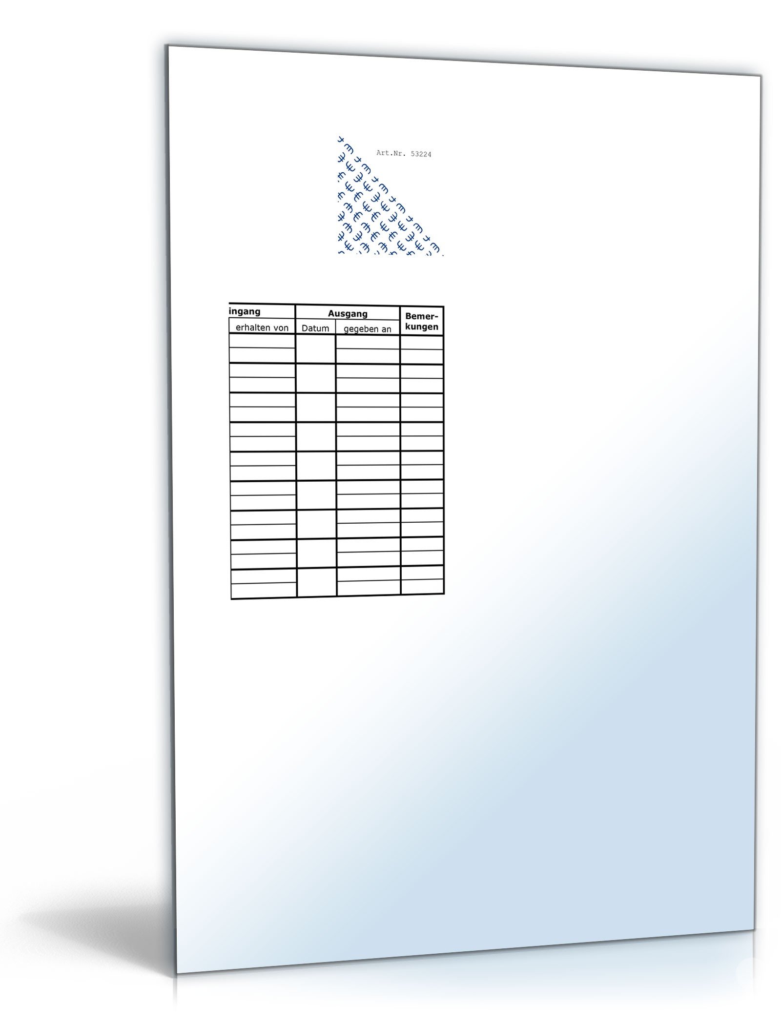 Wechselkopierbuch Excel. Seite: 2
