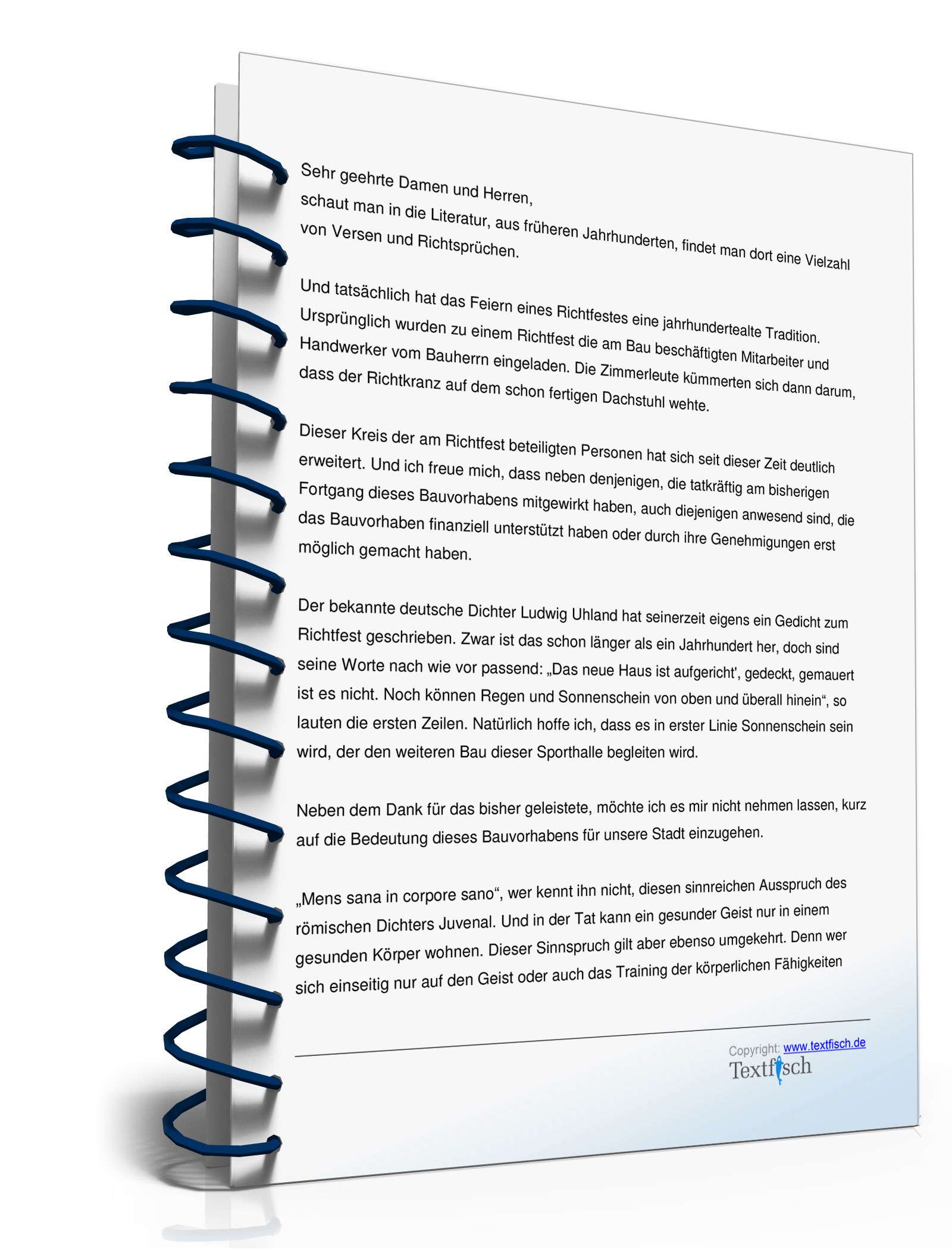 Rede für Richtfest einer Sporthalle  PDF. Seite: 2