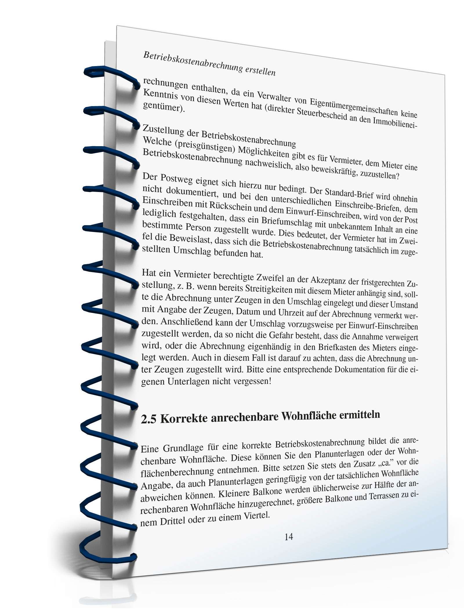 Ratgeber Betriebskostenabrechnung PDF. Seite: 14