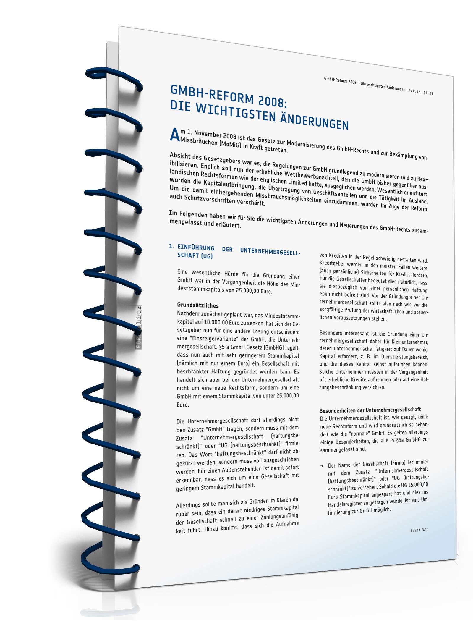 Ratgeber Unternehmergesellschaft PDF. Seite: 4