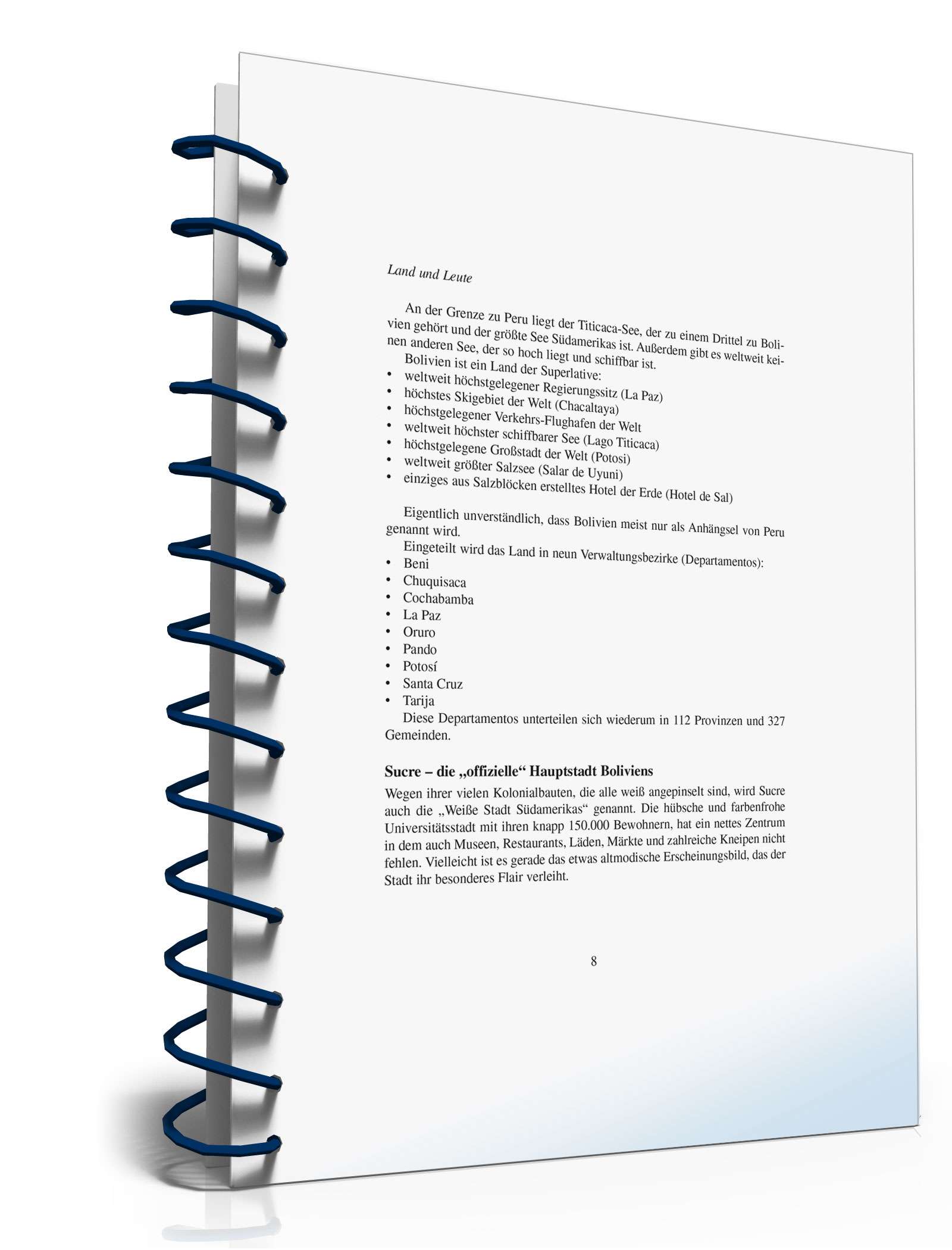 Ratgeber Bolivien PDF. Seite: 8