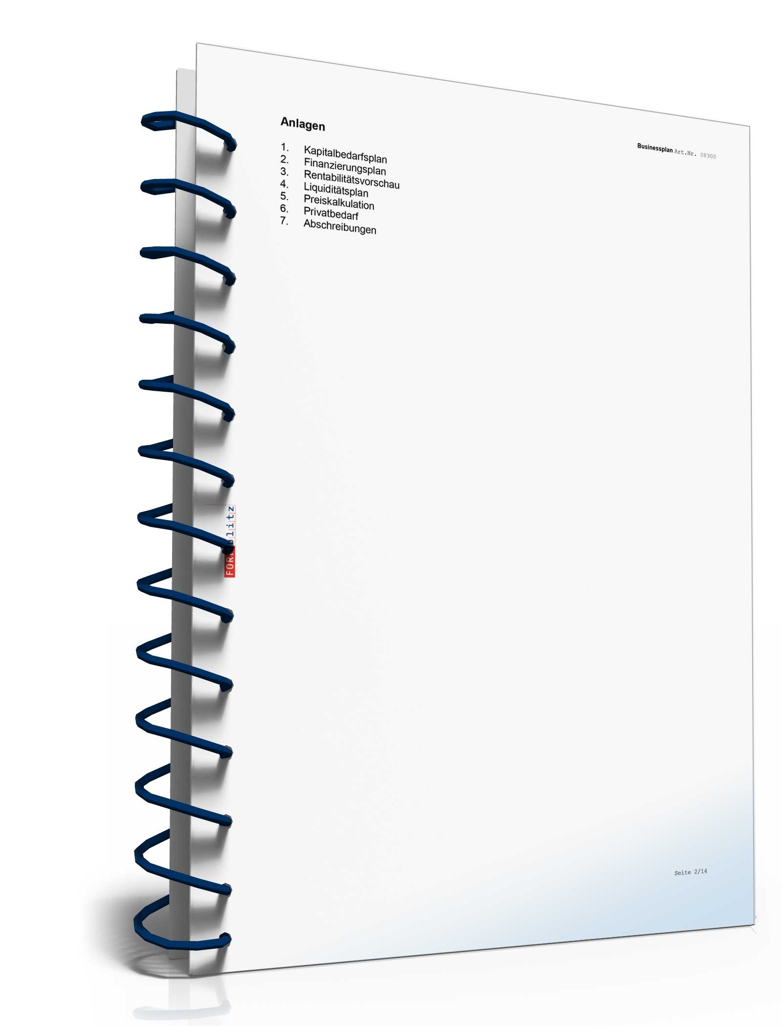 Businessplan Fitnessstudio Excel. Seite: 5