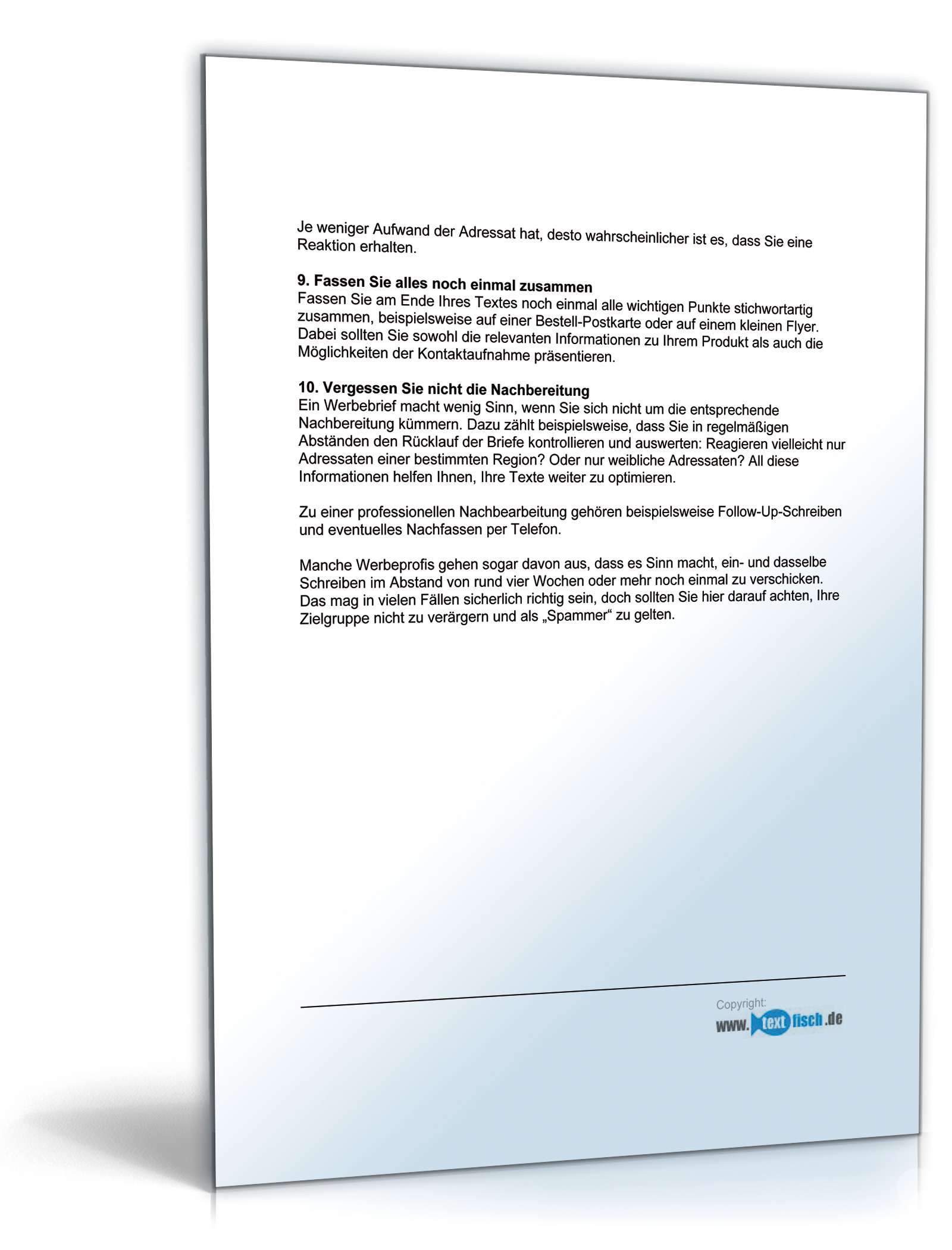 Werbebrief Designer/Grafiker PDF. Seite: 6