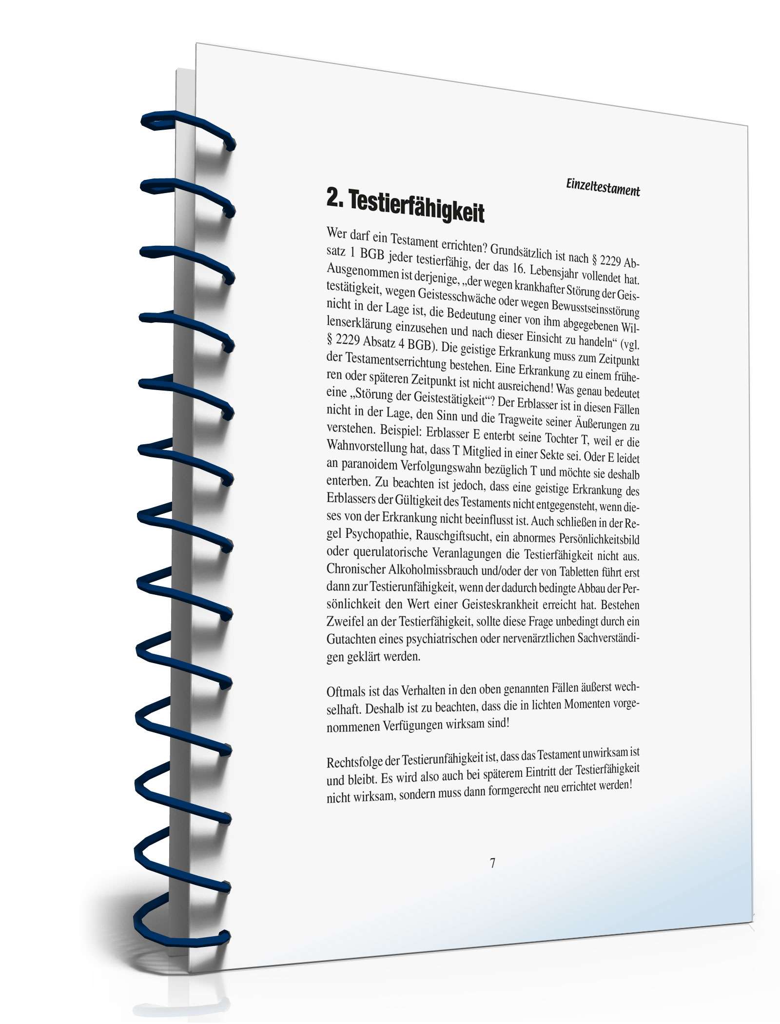 Ratgeber Einzeltestament  PDF. Seite: 6