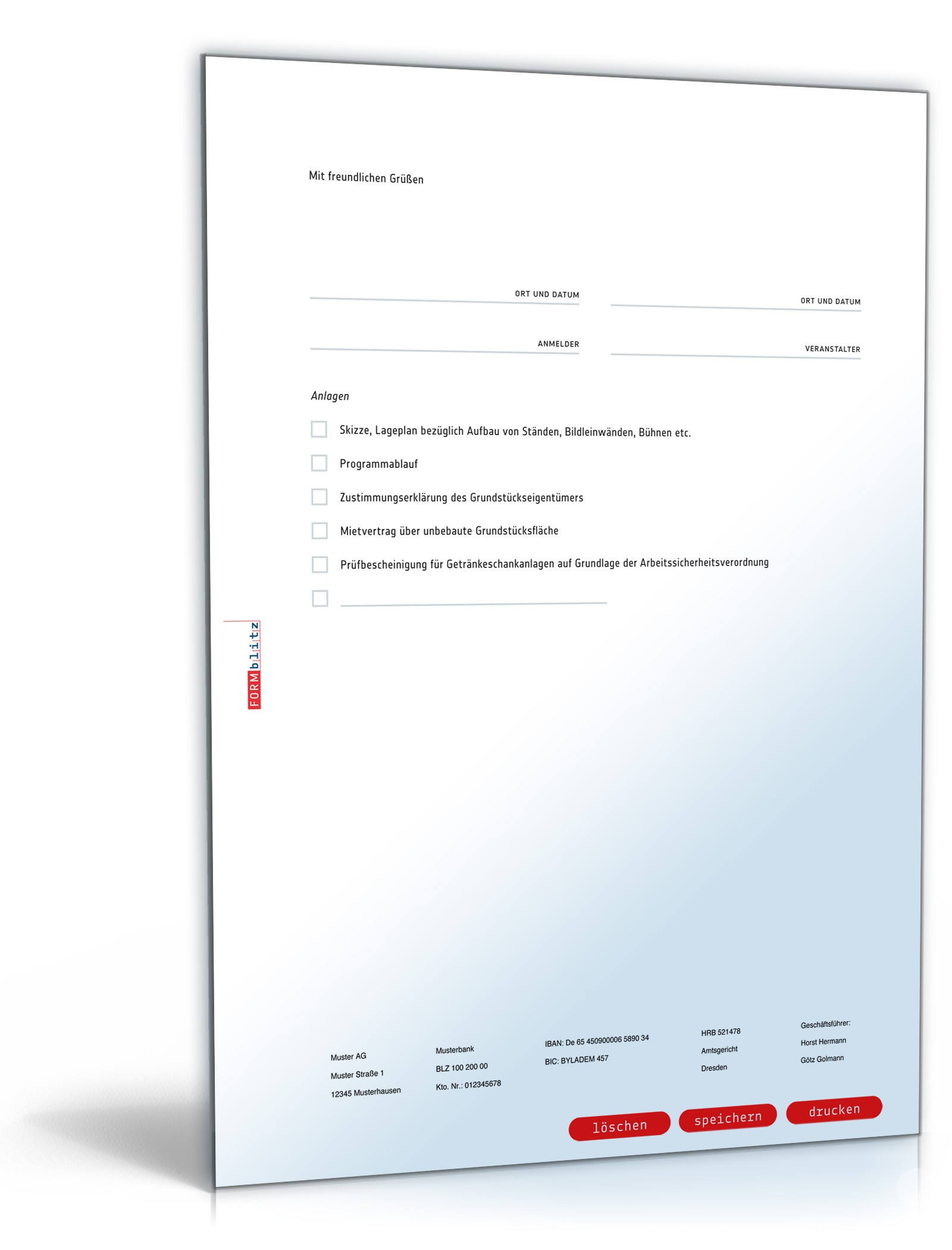 Antrag auf Erteilung einer Genehmigung PDF. Seite: 4