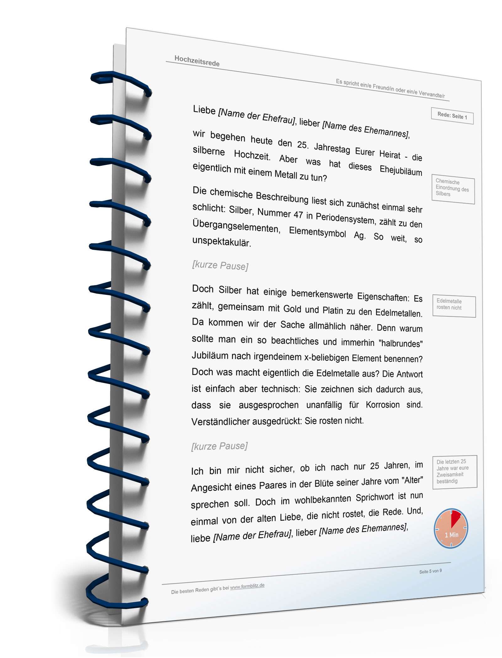 Rede Silberne Hochzeit Word. Seite: 5