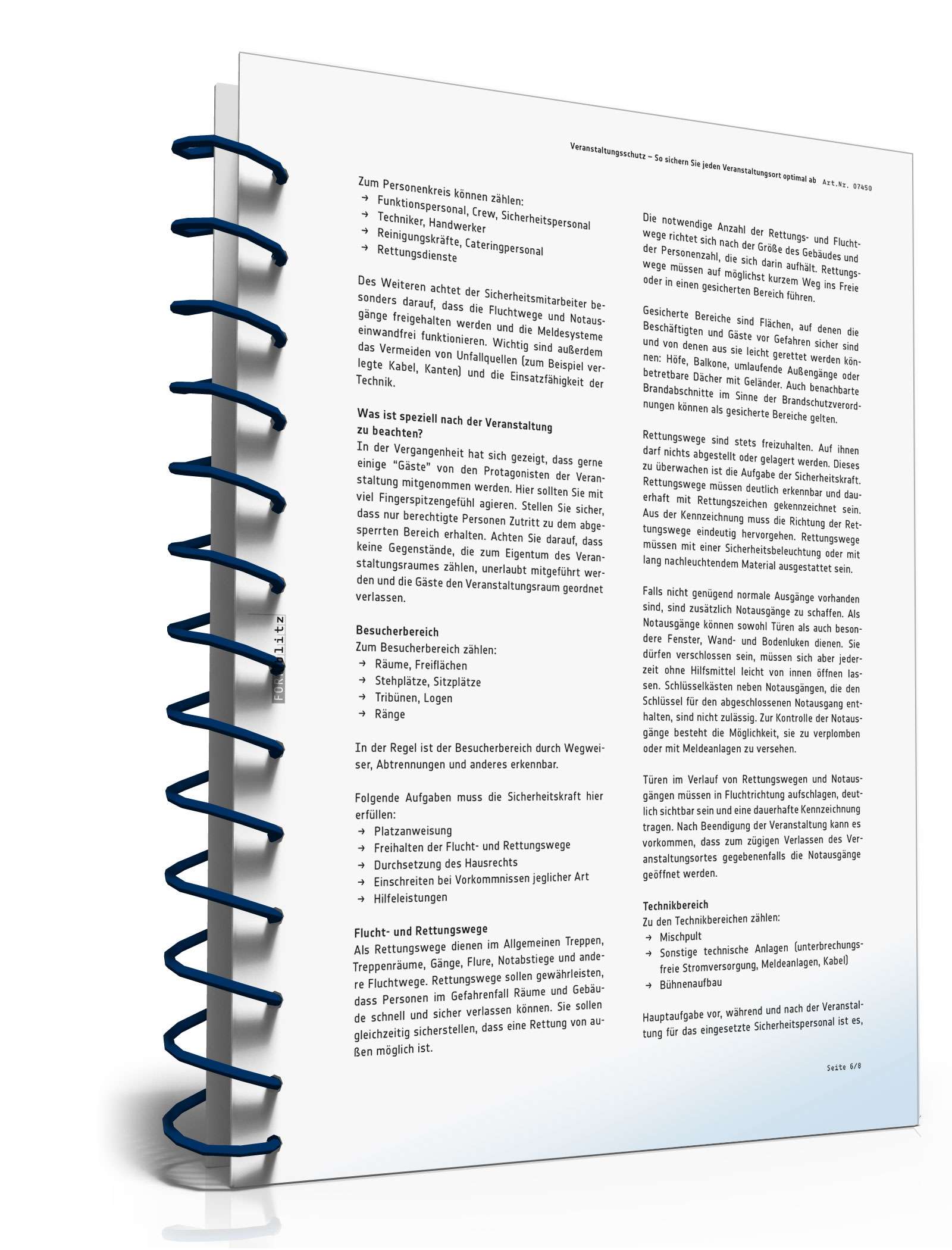 Ratgeber Veranstaltungsschutz PDF. Seite: 7