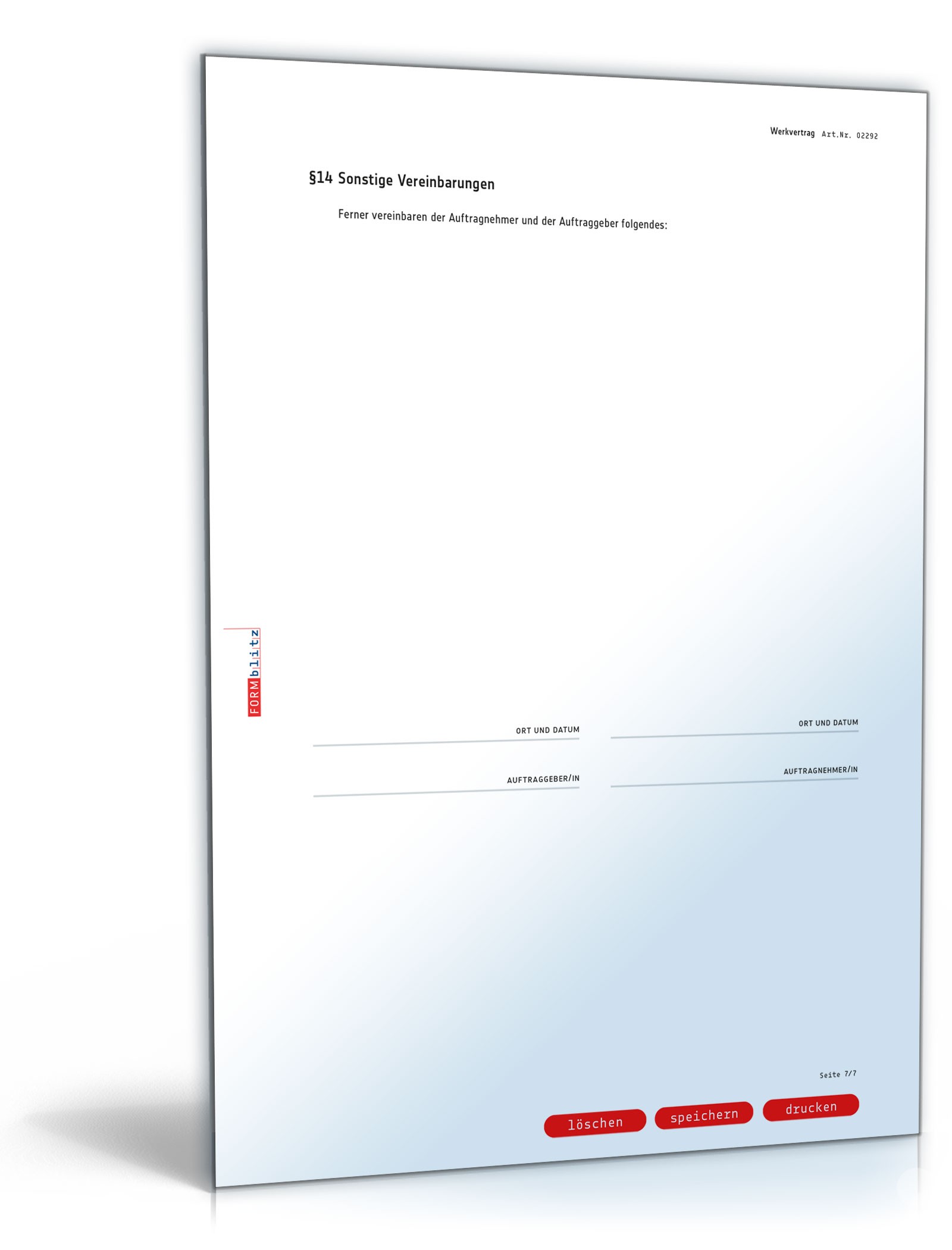 Werkvertrag nach BGB PDF. Seite: 7