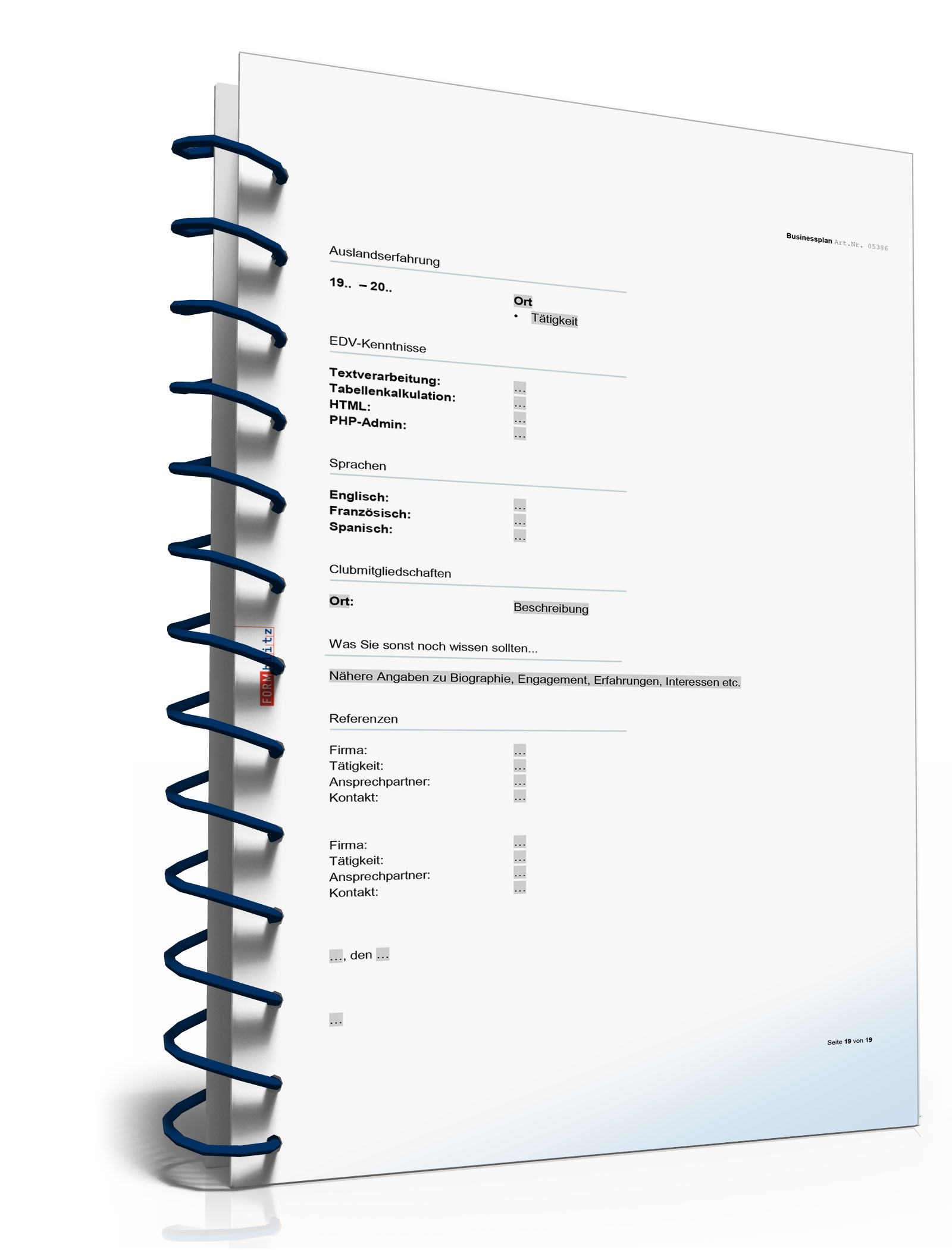Businessplan E-Commerce Excel. Seite: 17