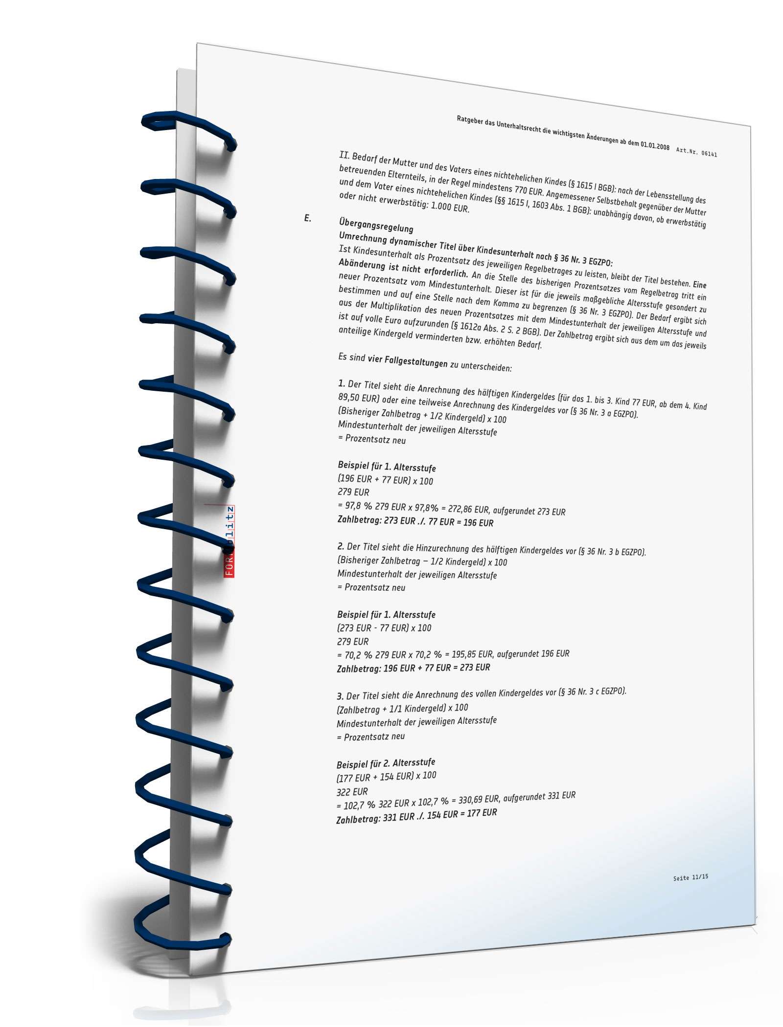 Ratgeber Unterhaltsrecht PDF. Seite: 12