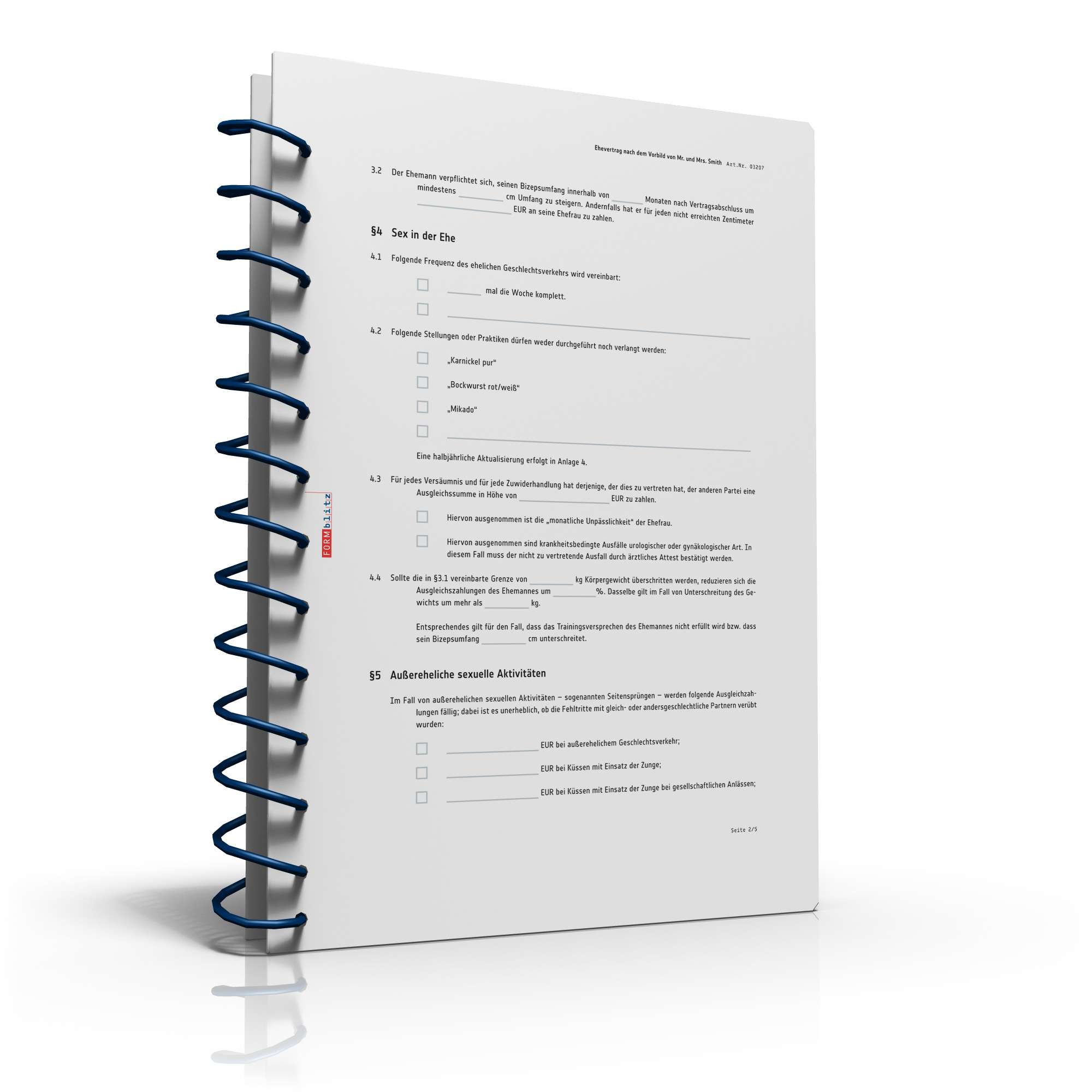 Ehevertrag für Mr. und Mrs. Smith PDF. Seite: 3