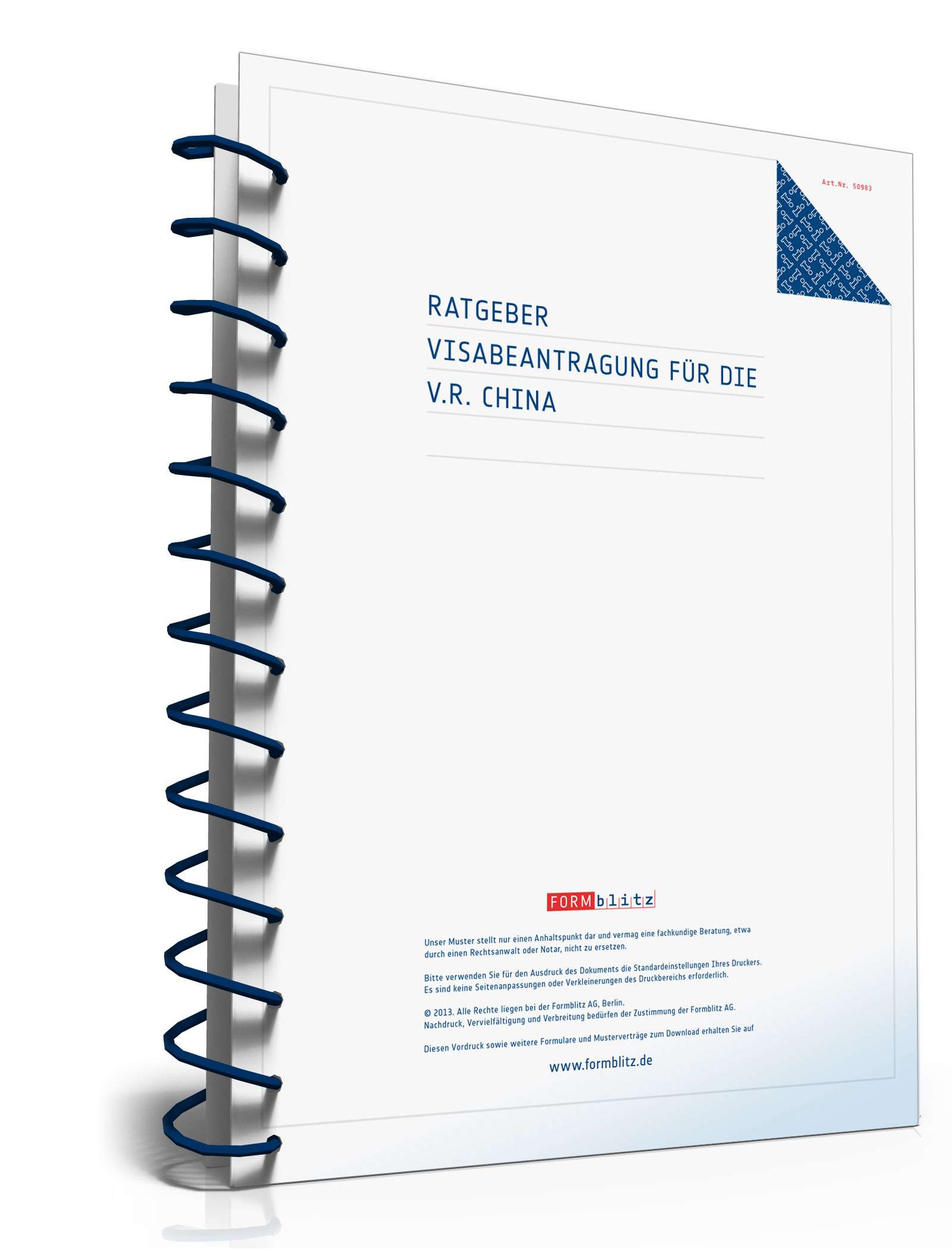 Ratgeber Beantragung Visum China PDF