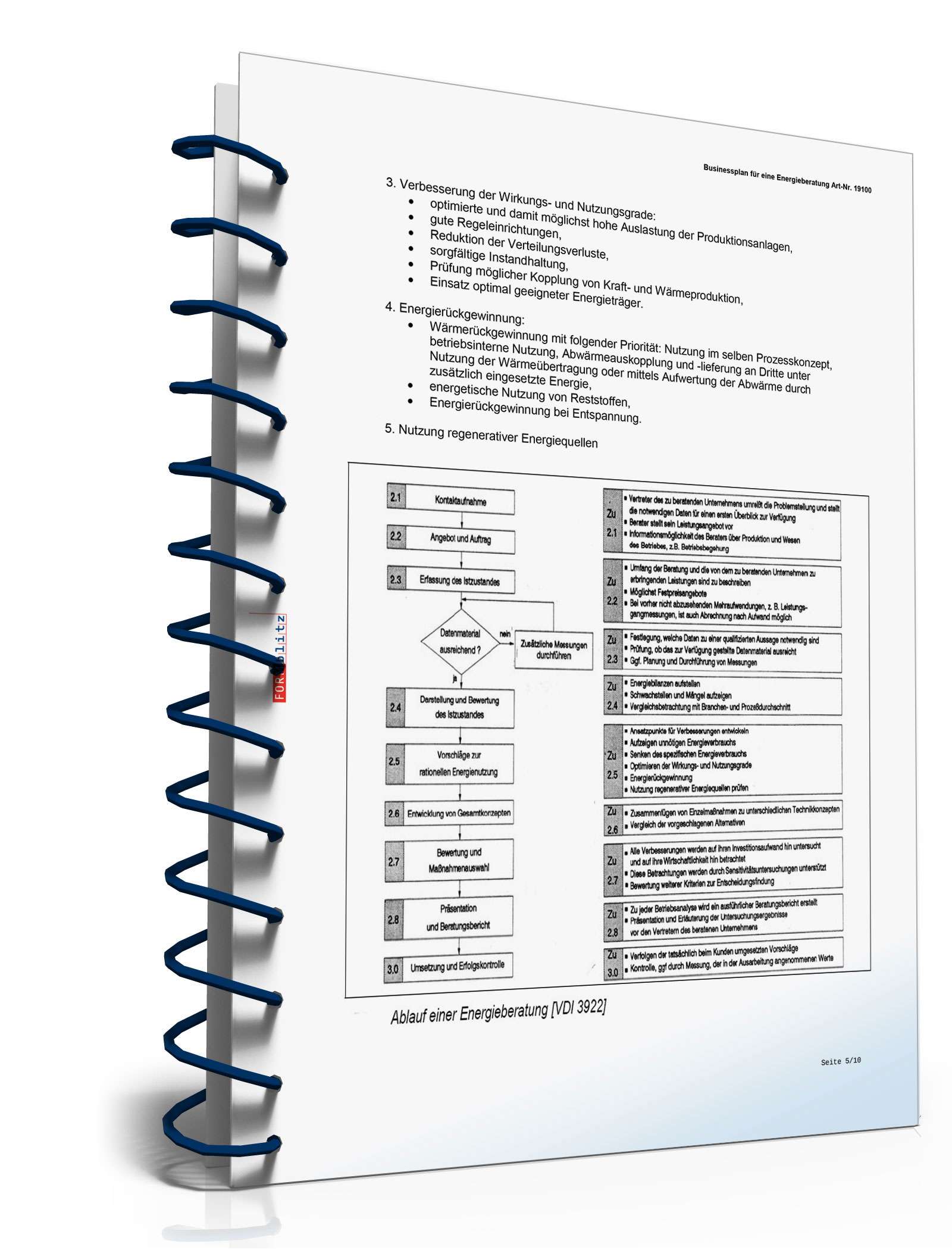 Businessplan Energieberatung Excel. Seite: 8