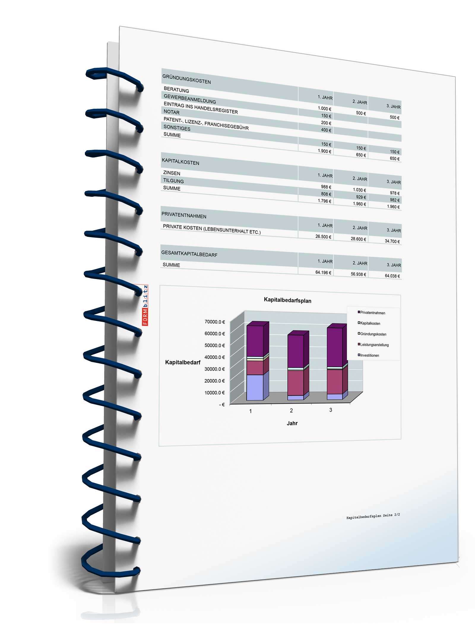 Businessplan Nagelstudio Excel. Seite: 17
