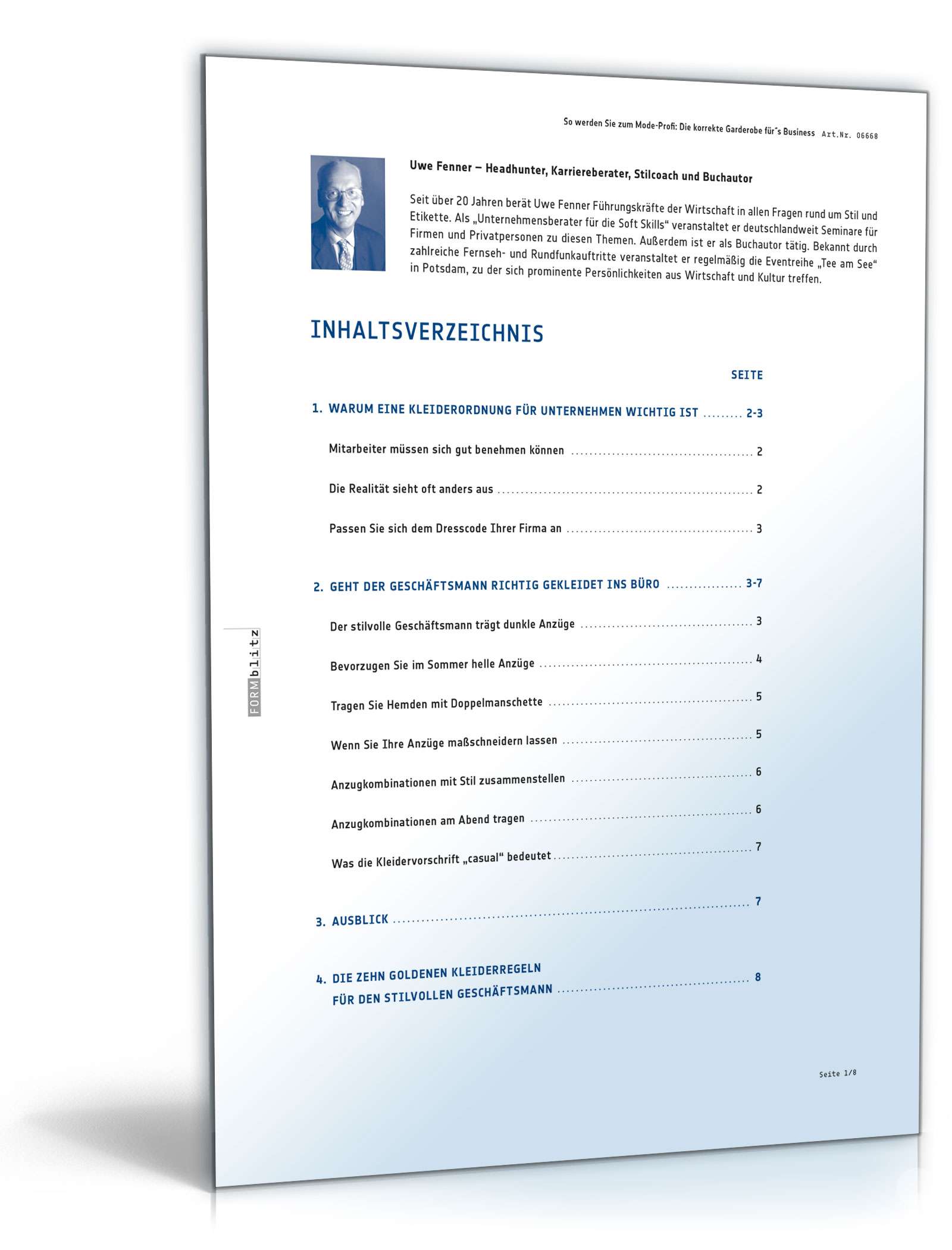 Das große Business-Knigge-Paket Excel. Seite: 8