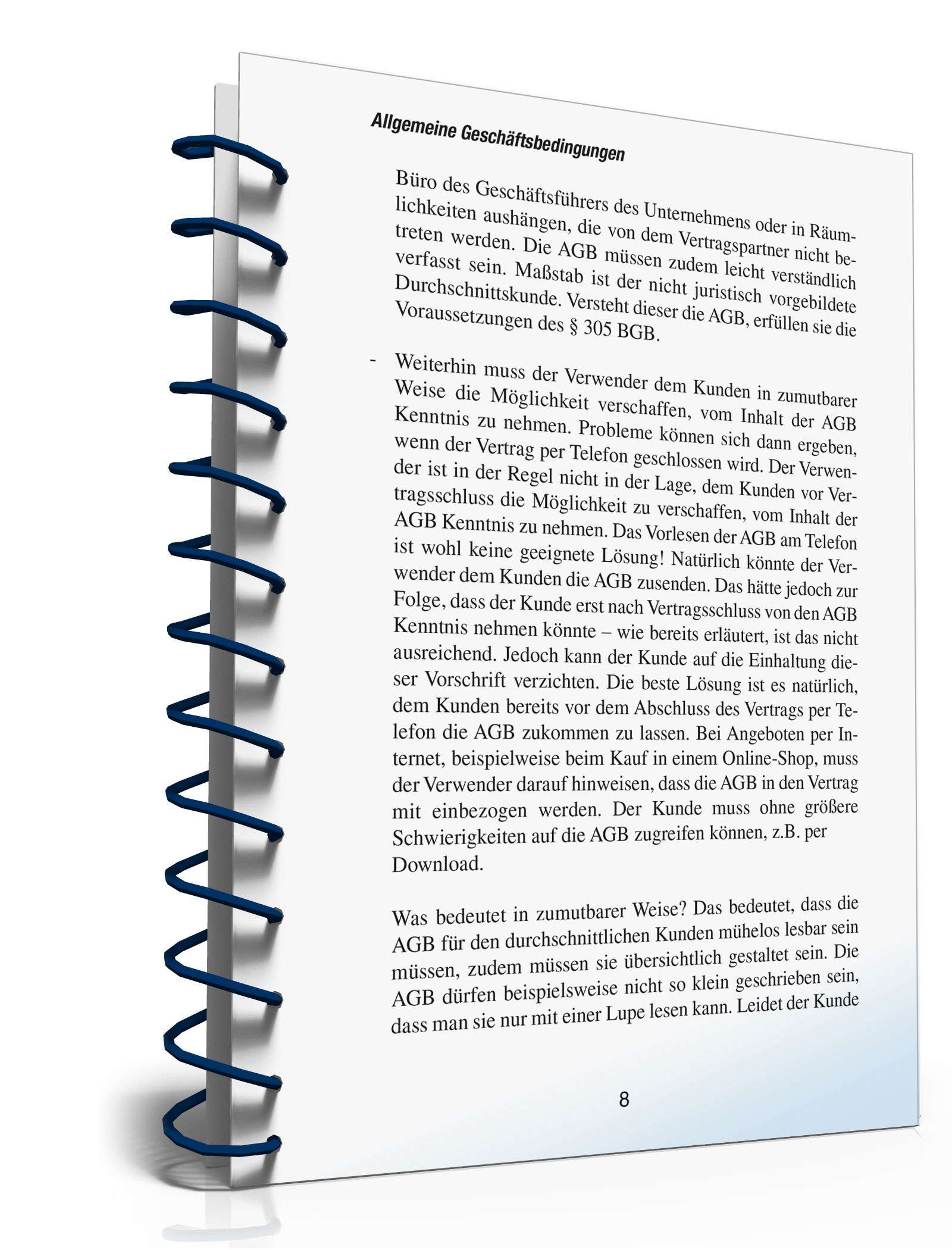 Ratgeber Festlegung Allgemeine Geschäftsbedingungen  PDF. Seite: 7