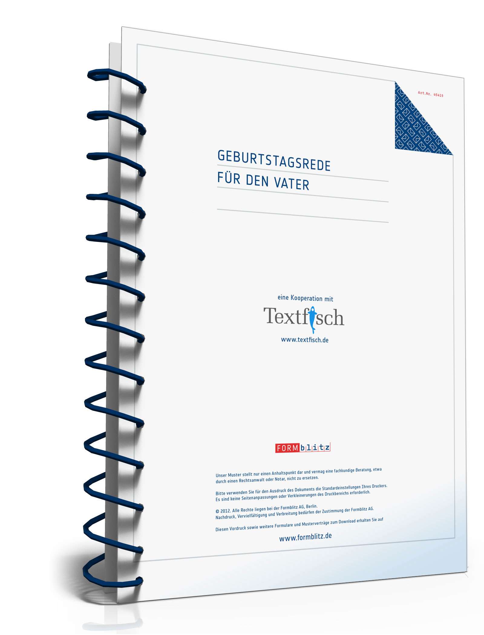 Geburtstagsrede an den Vater PDF