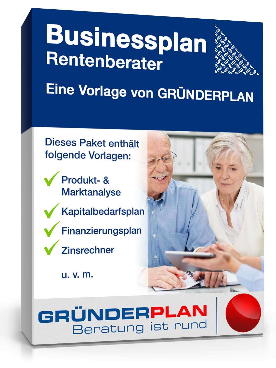 Businessplan Rentenberater von Gründerplan Excel