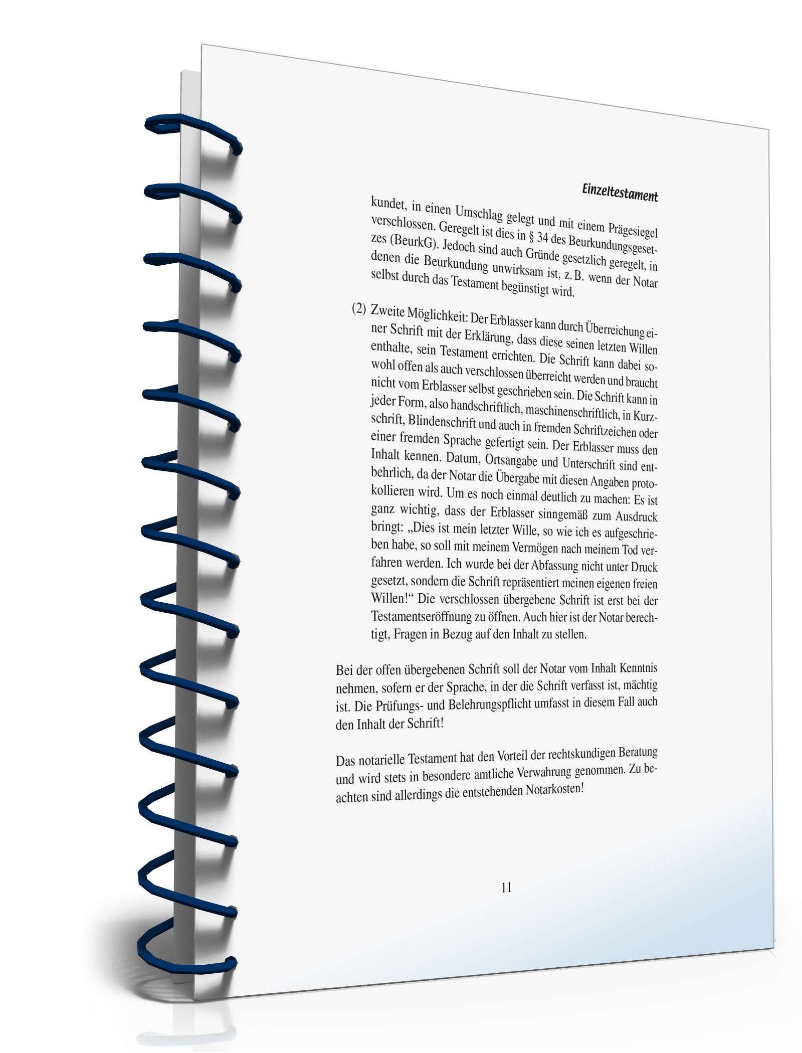 Ratgeber Einzeltestament  PDF. Seite: 10