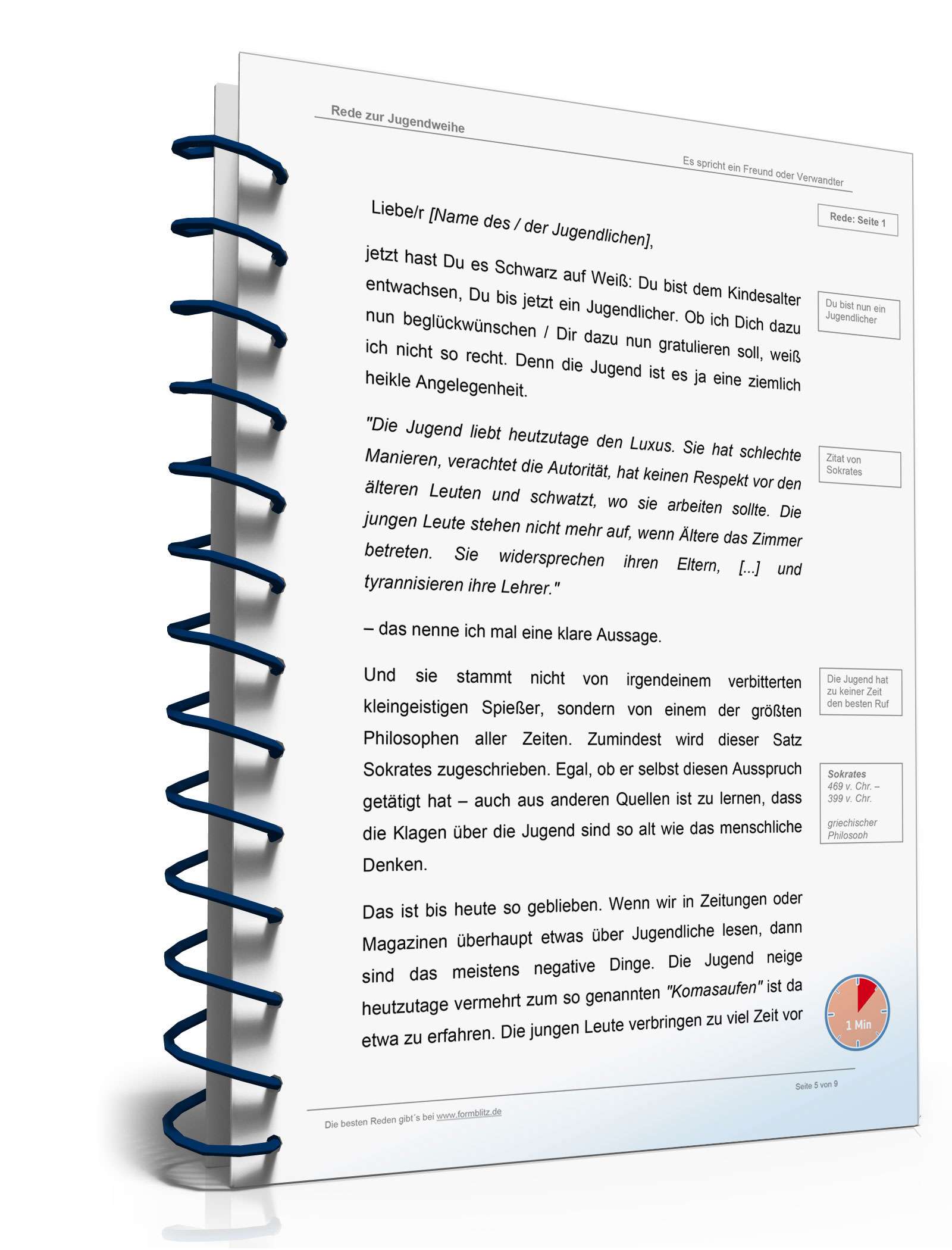 Musterrede Jugendweihe Word. Seite: 5