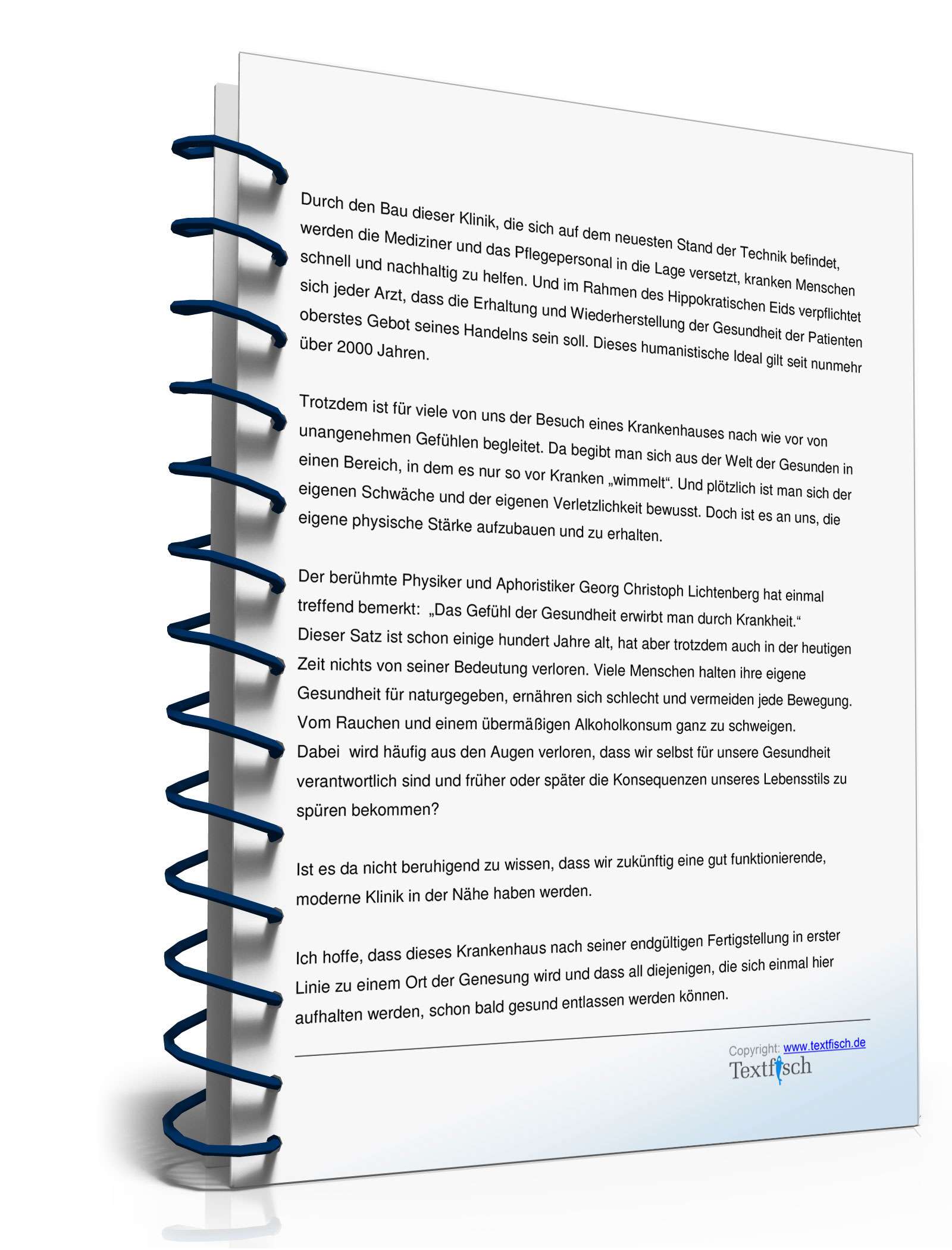 Rede für Richtfest einer Klinik   PDF. Seite: 3