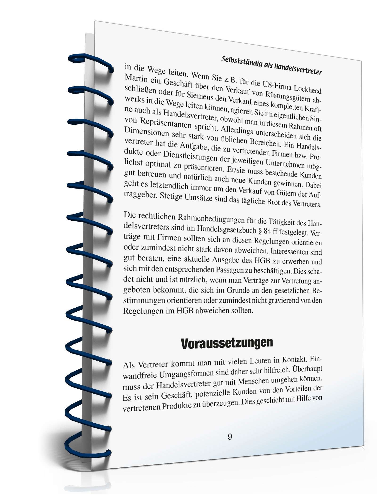 Selbstständig als Handelsvertreter PDF. Seite: 9