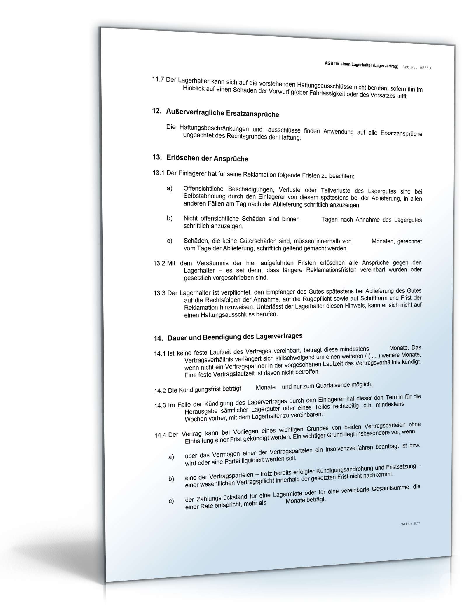 AGB Lagerhalter Word. Seite: 6