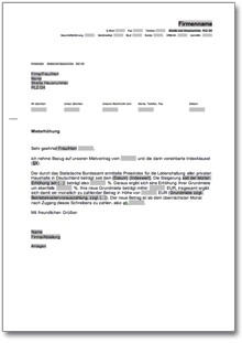 Mieterhöhung Indexmiete Word