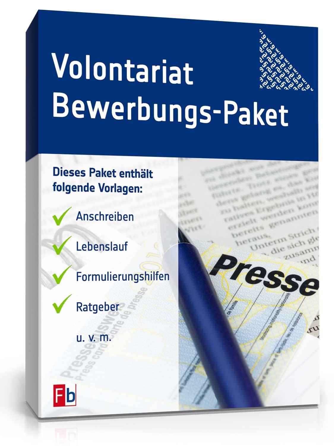 Bewerbungs-Paket Volontariat Excel