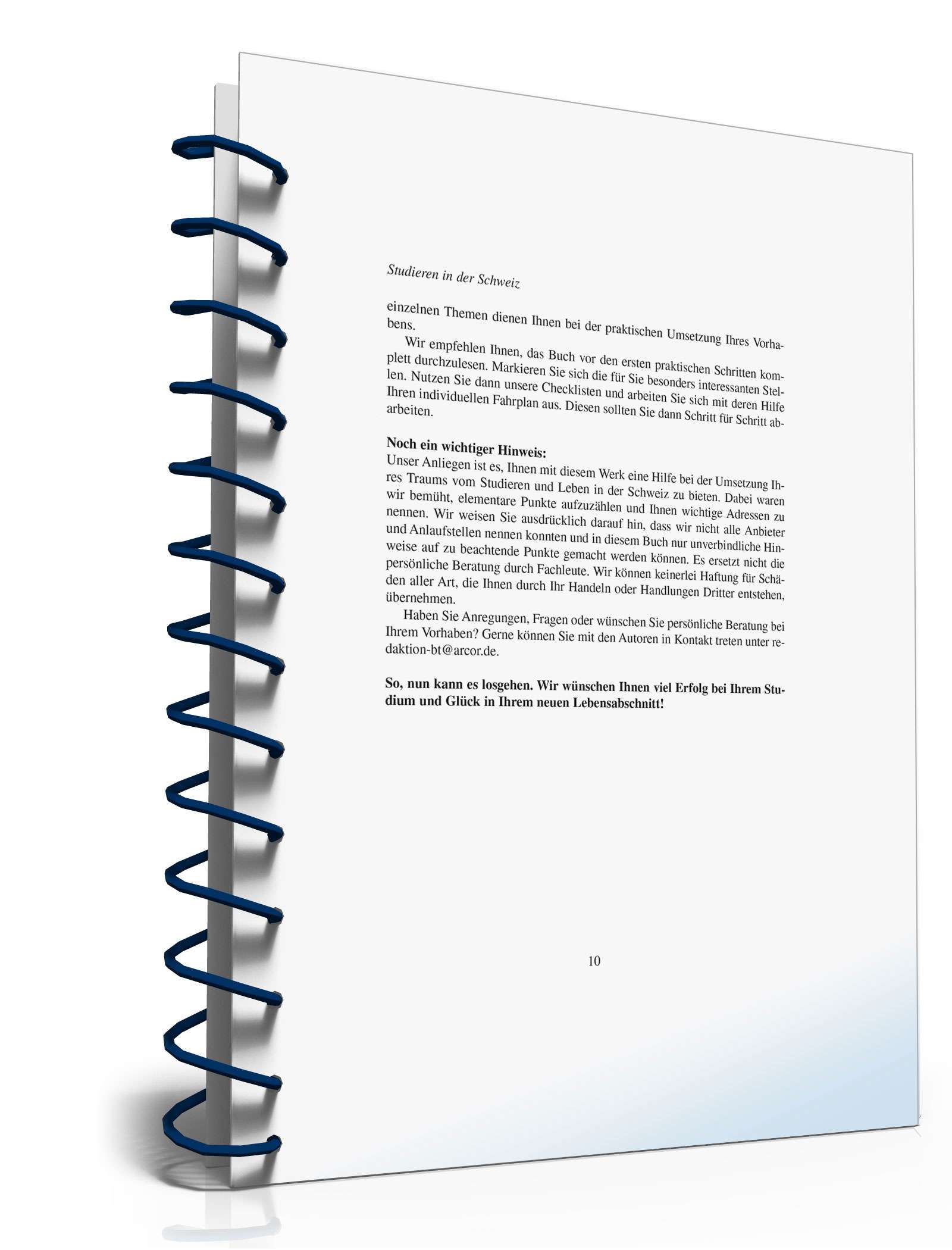 Studieren in der Schweiz PDF. Seite: 8