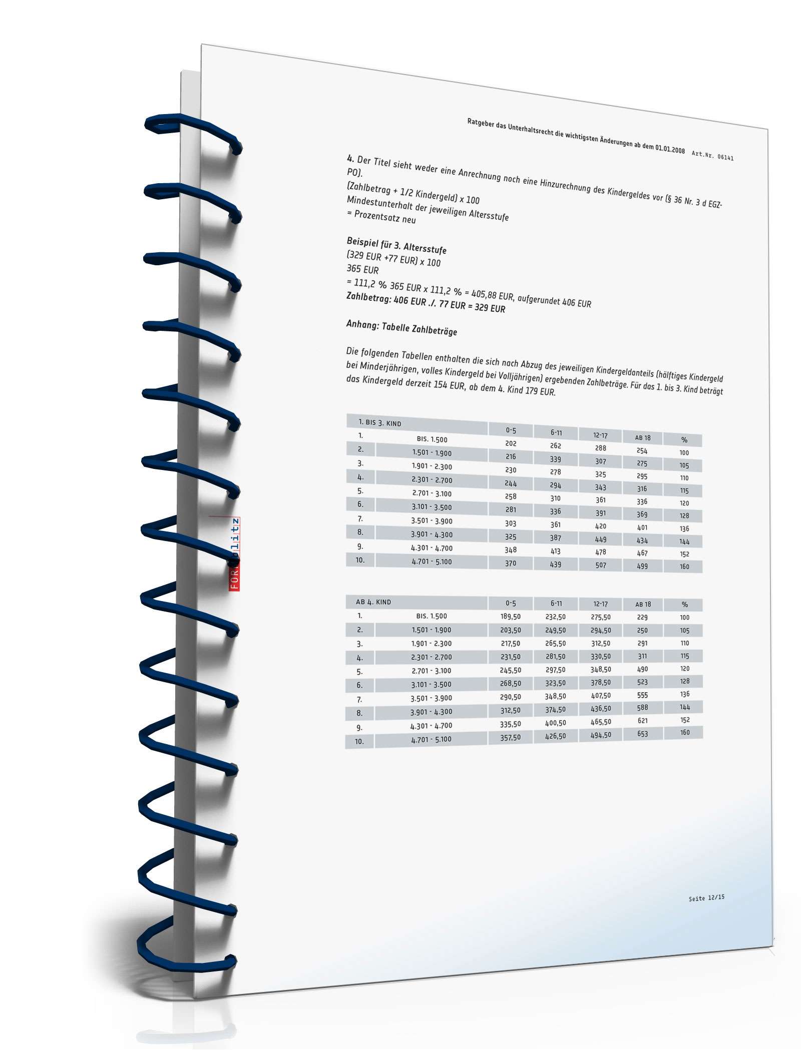 Ratgeber Unterhaltsrecht PDF. Seite: 13
