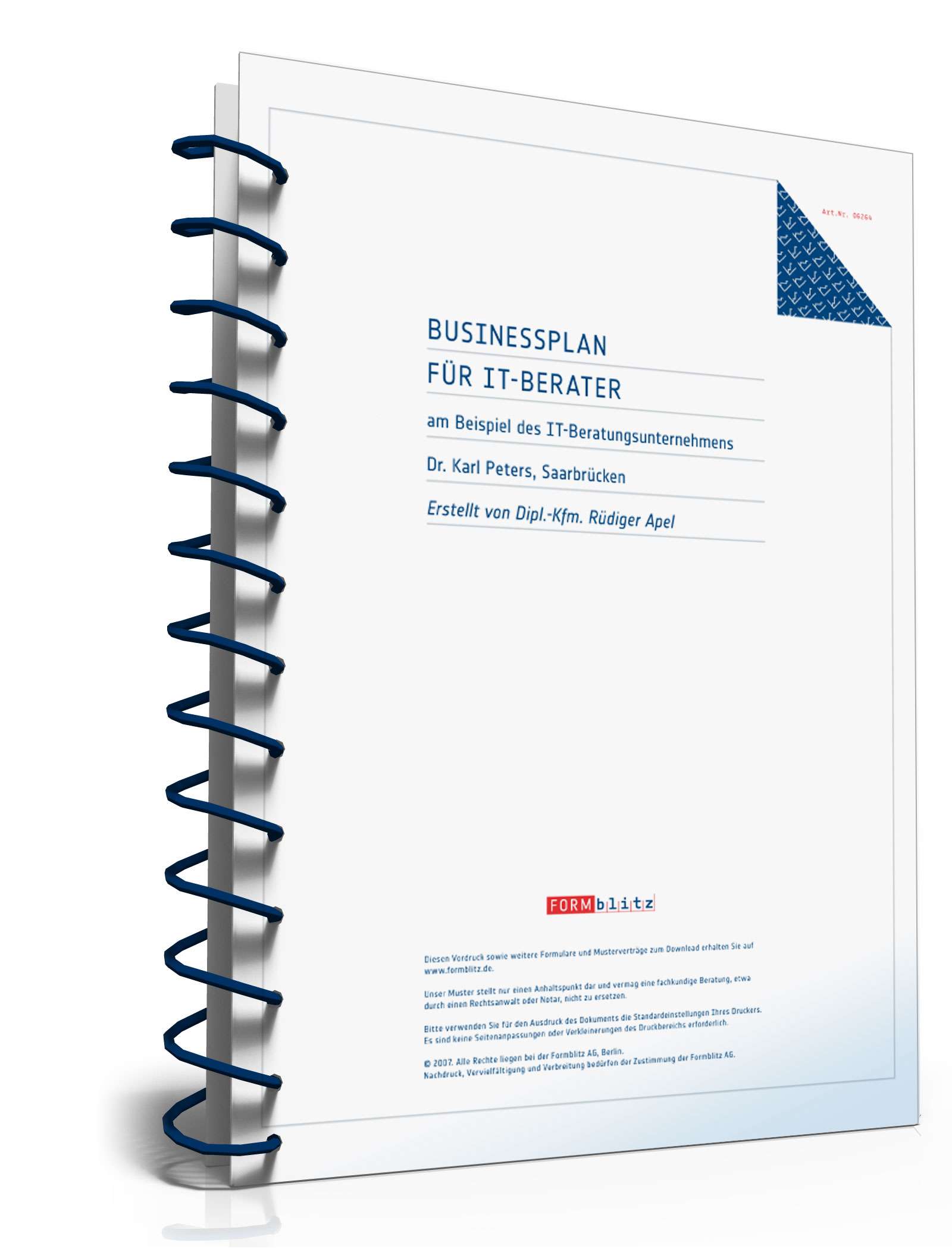 Businessplan IT-Berater Excel. Seite: 2