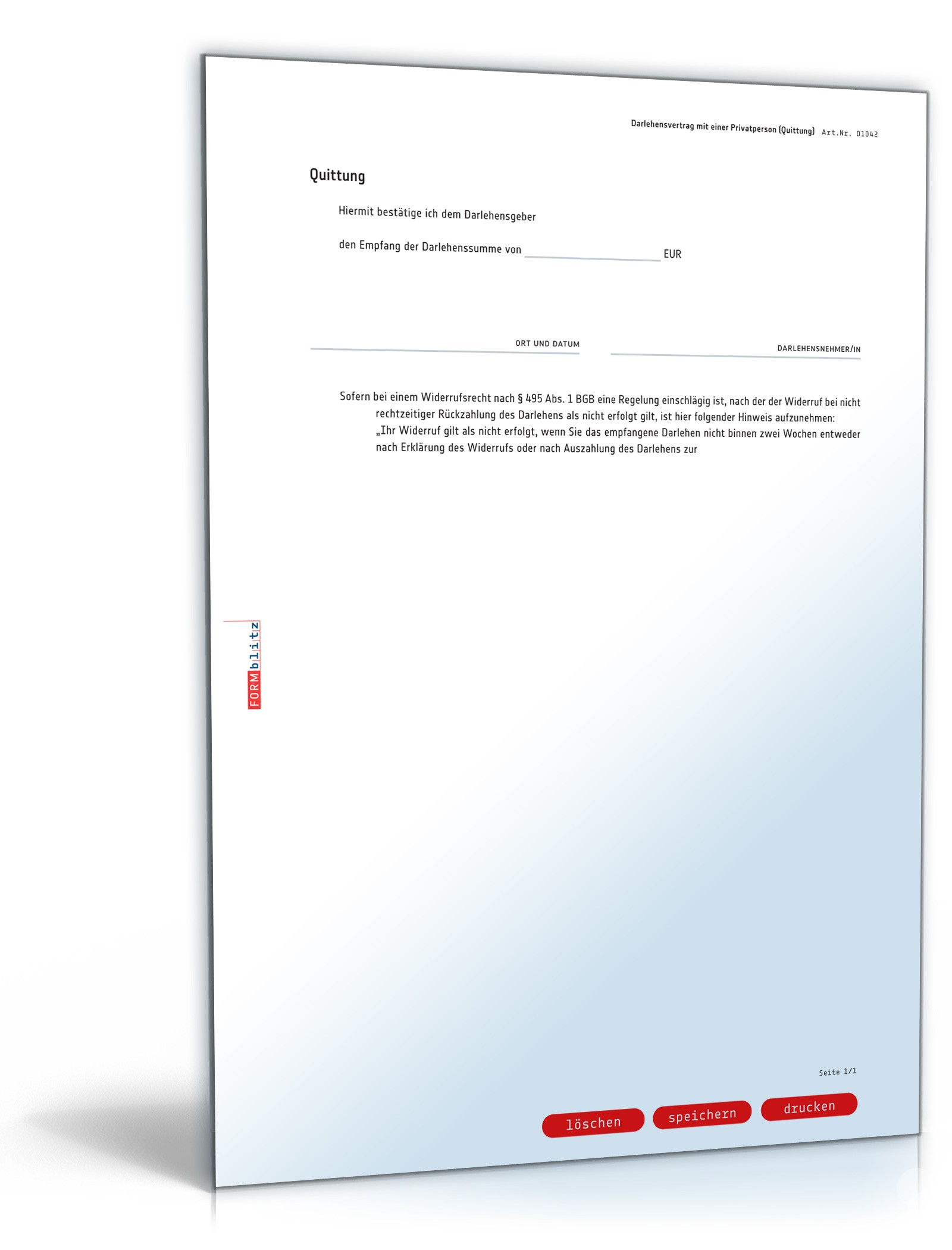 Darlehensvertrag zwischen Unternehmer und Privatperson PDF. Seite: 10